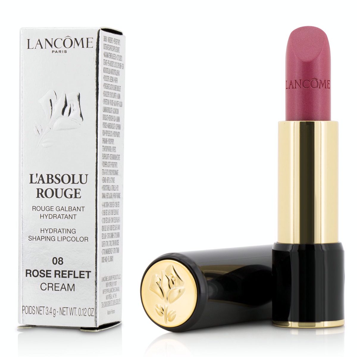 L Absolu Rouge Hydrating Shaping Lipcolor - # 08 Rose Reflet (Cream) Lancome Image