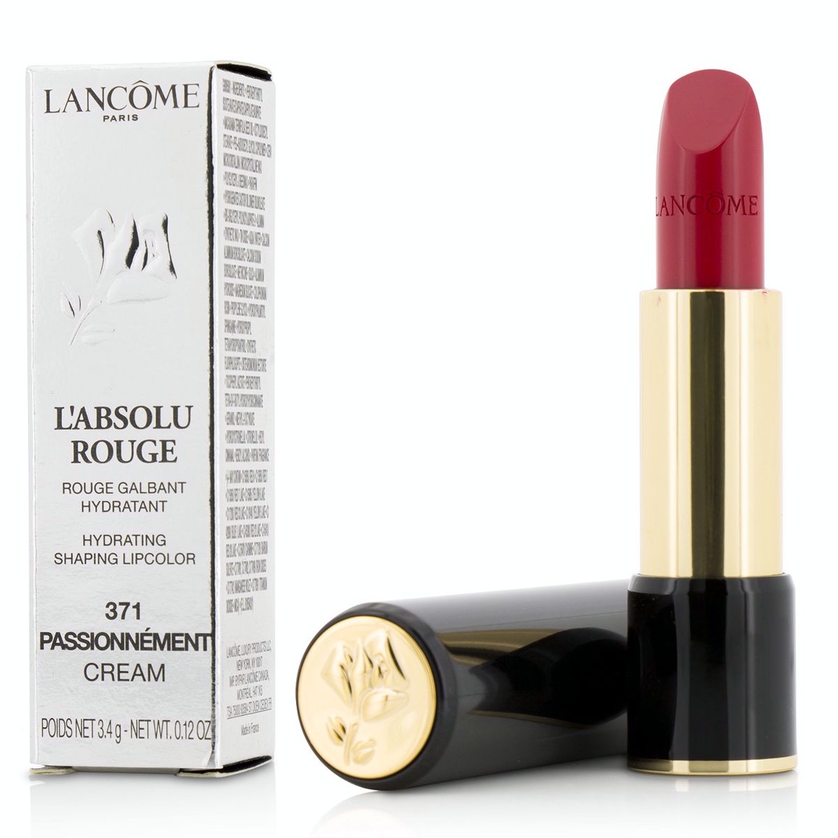 L Absolu Rouge Hydrating Shaping Lipcolor - # 371 Passionnement (Cream) Lancome Image