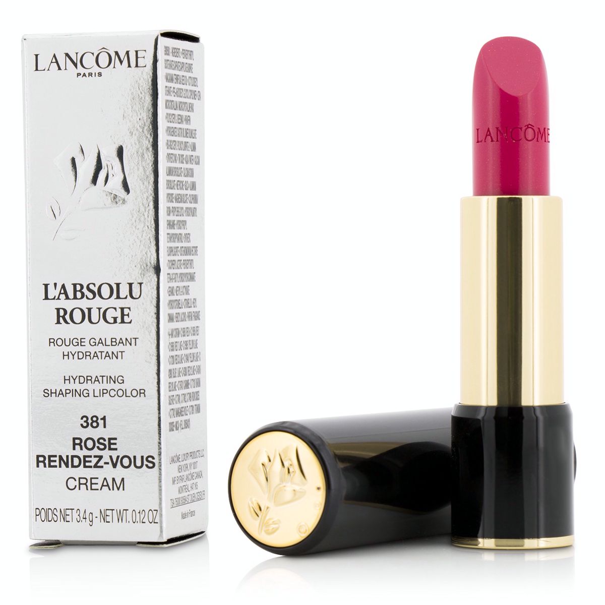 L Absolu Rouge Hydrating Shaping Lipcolor - # 381 Rose Rendez-Vous (Cream) Lancome Image
