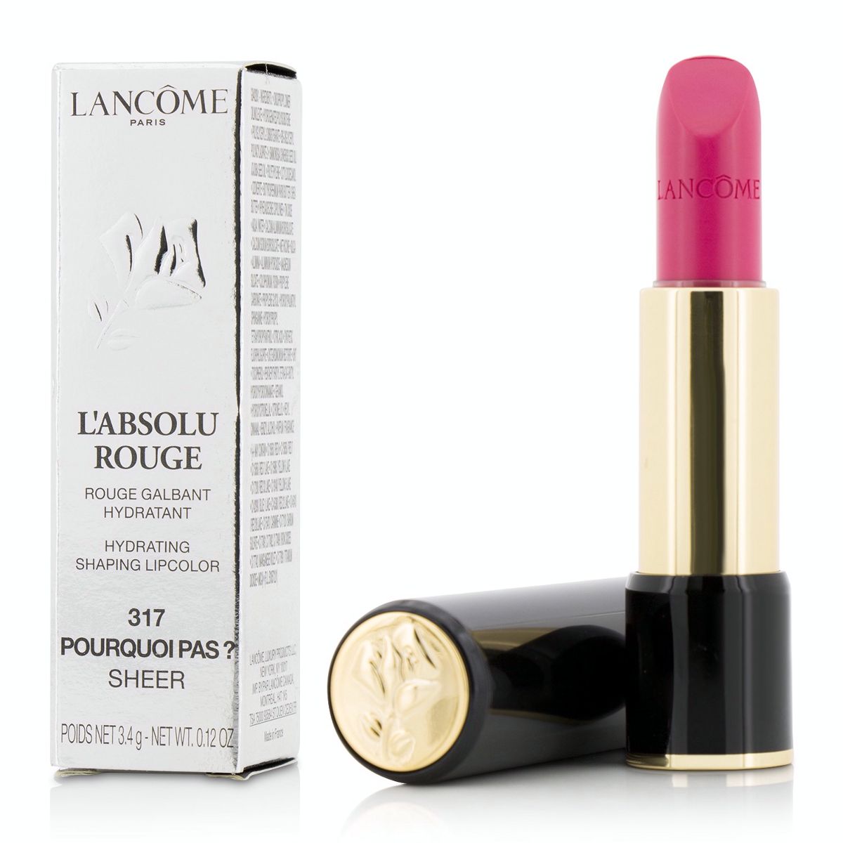 L Absolu Rouge Hydrating Shaping Lipcolor - # 317 Pourquoi Pas? (Sheer) Lancome Image