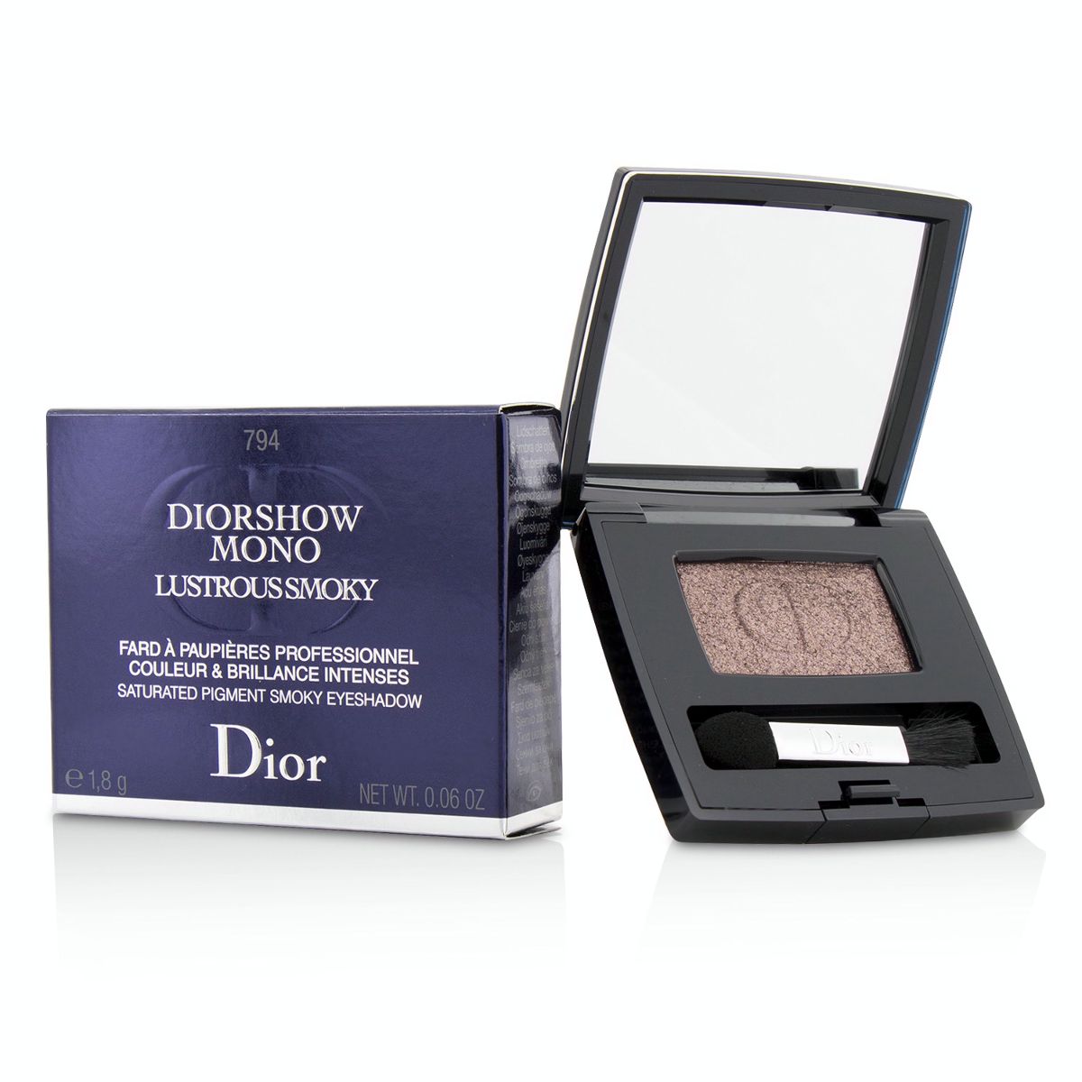 Diorshow Mono Lustrous Smoky Saturated Pigment Smoky Eyeshadow - # 794 Fever Christian Dior Image