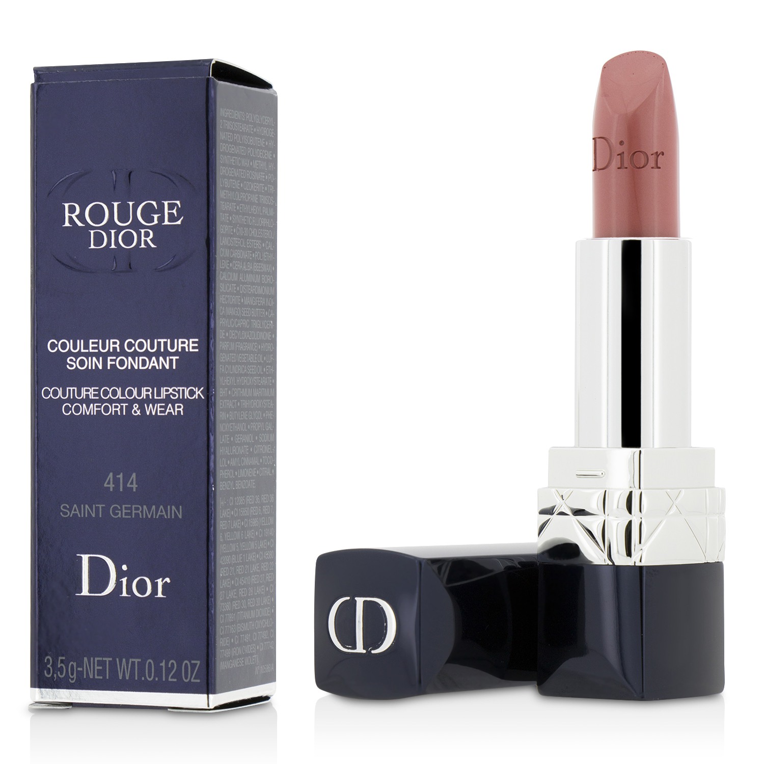 Rouge Dior Couture Colour Comfort & Wear Lipstick - # 414 Saint Germain Christian Dior Image