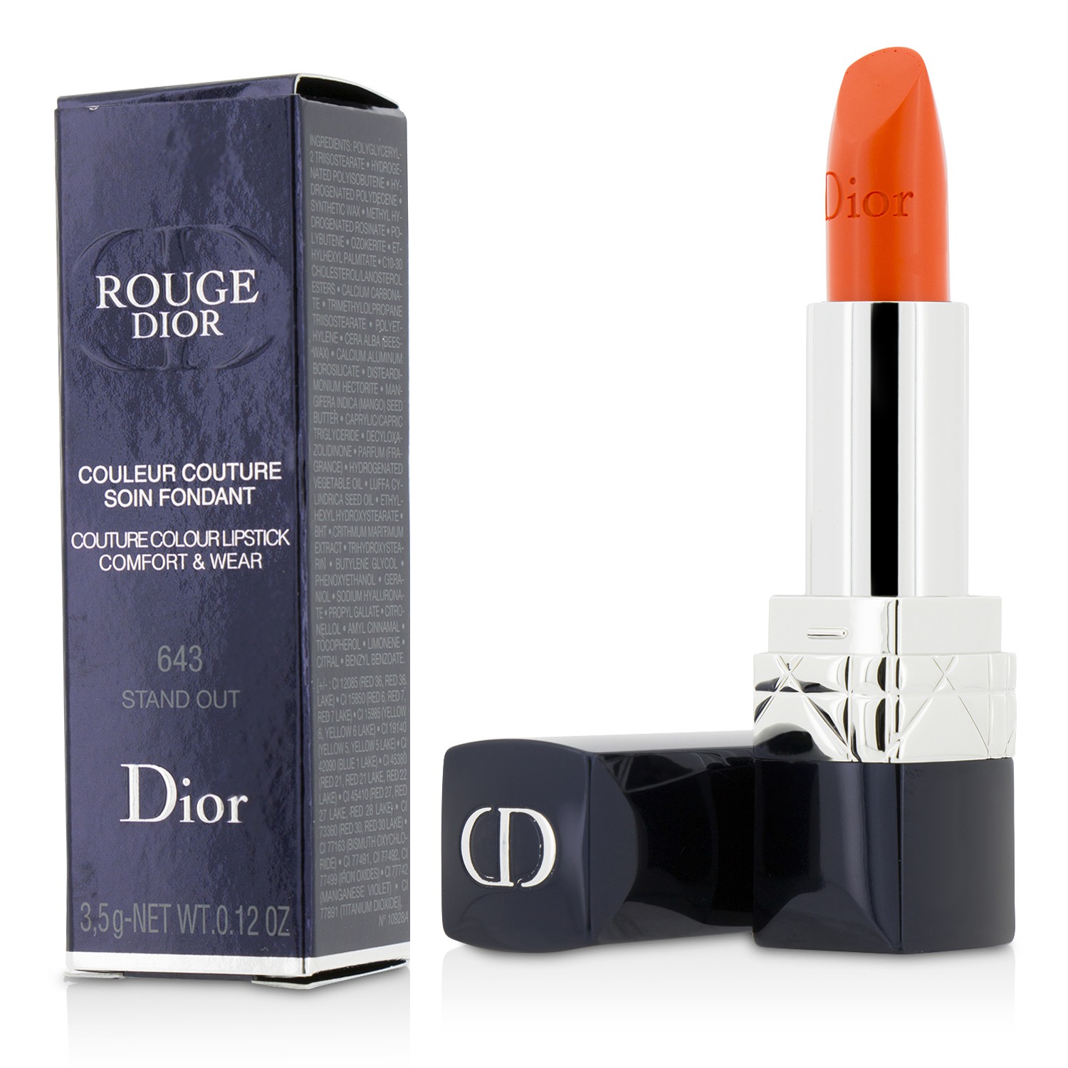 Rouge Dior Couture Colour Comfort & Wear Lipstick - # 643 Stand Out Christian Dior Image