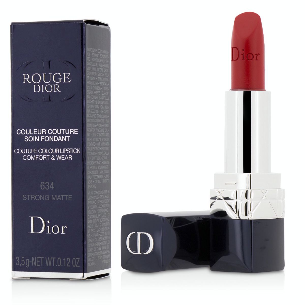 Rouge Dior Couture Colour Comfort  Wear Matte Lipstick - # 634 Strong Matte Christian Dior Image