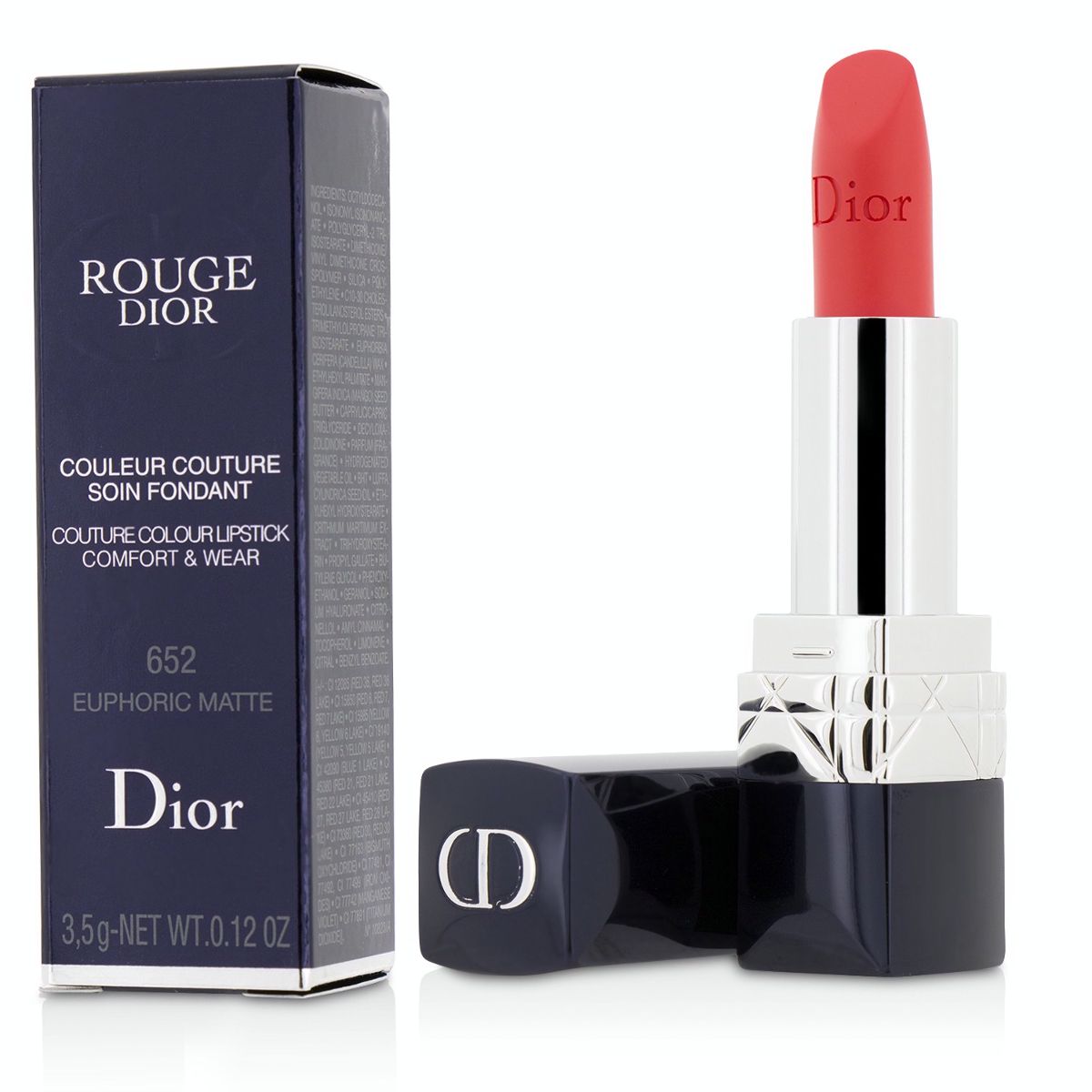 Rouge Dior Couture Colour Comfort  Wear Matte Lipstick - # 652 Euphoric Matte Christian Dior Image