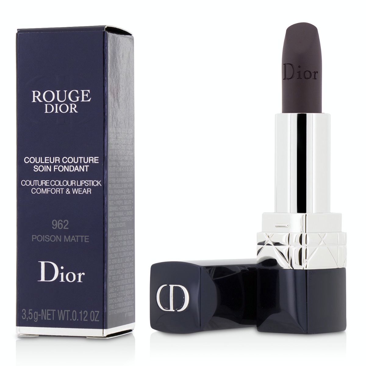 Rouge Dior Couture Colour Comfort  Wear Matte Lipstick - # 962 Poison Matte Christian Dior Image