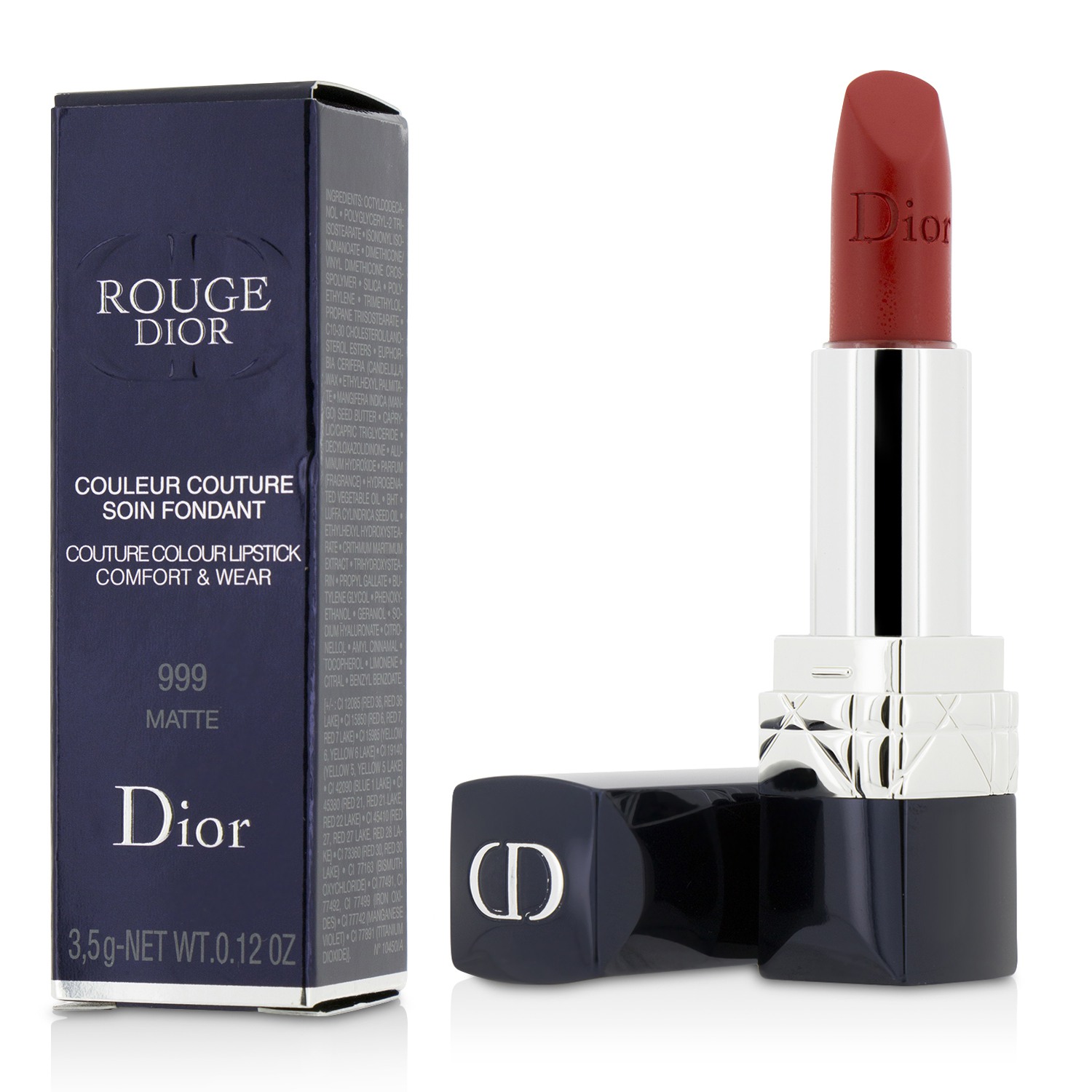 Rouge Dior Couture Colour Comfort & Wear Matte Lipstick - # 999 Matte Christian Dior Image
