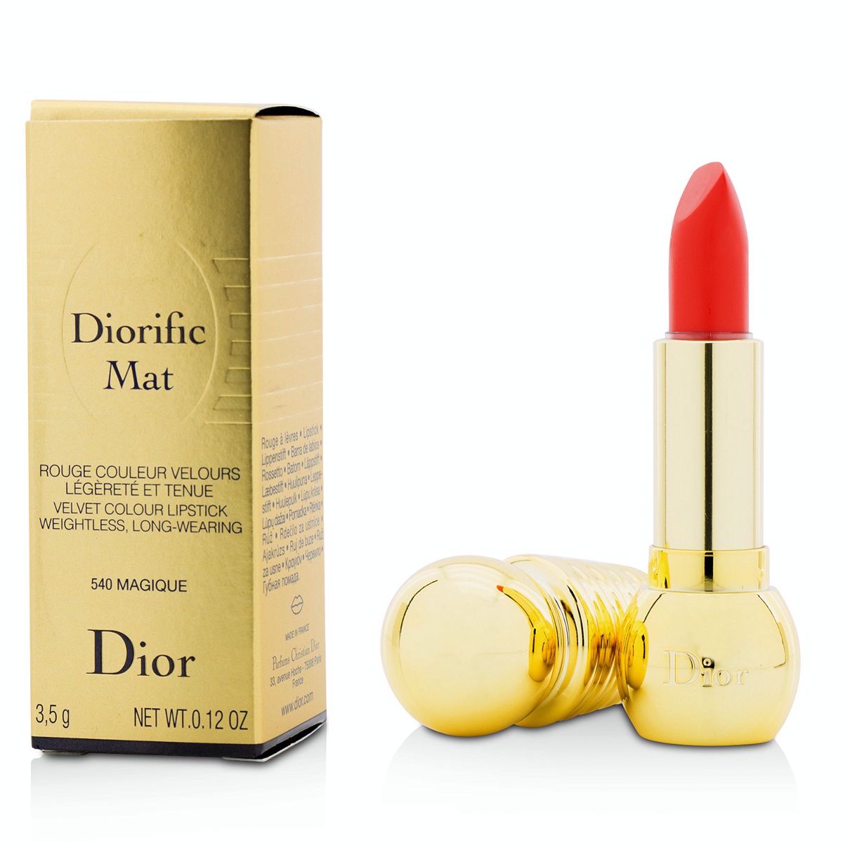 Diorific Mat Velvet Colour Lipstick - # 540 Magique Christian Dior Image