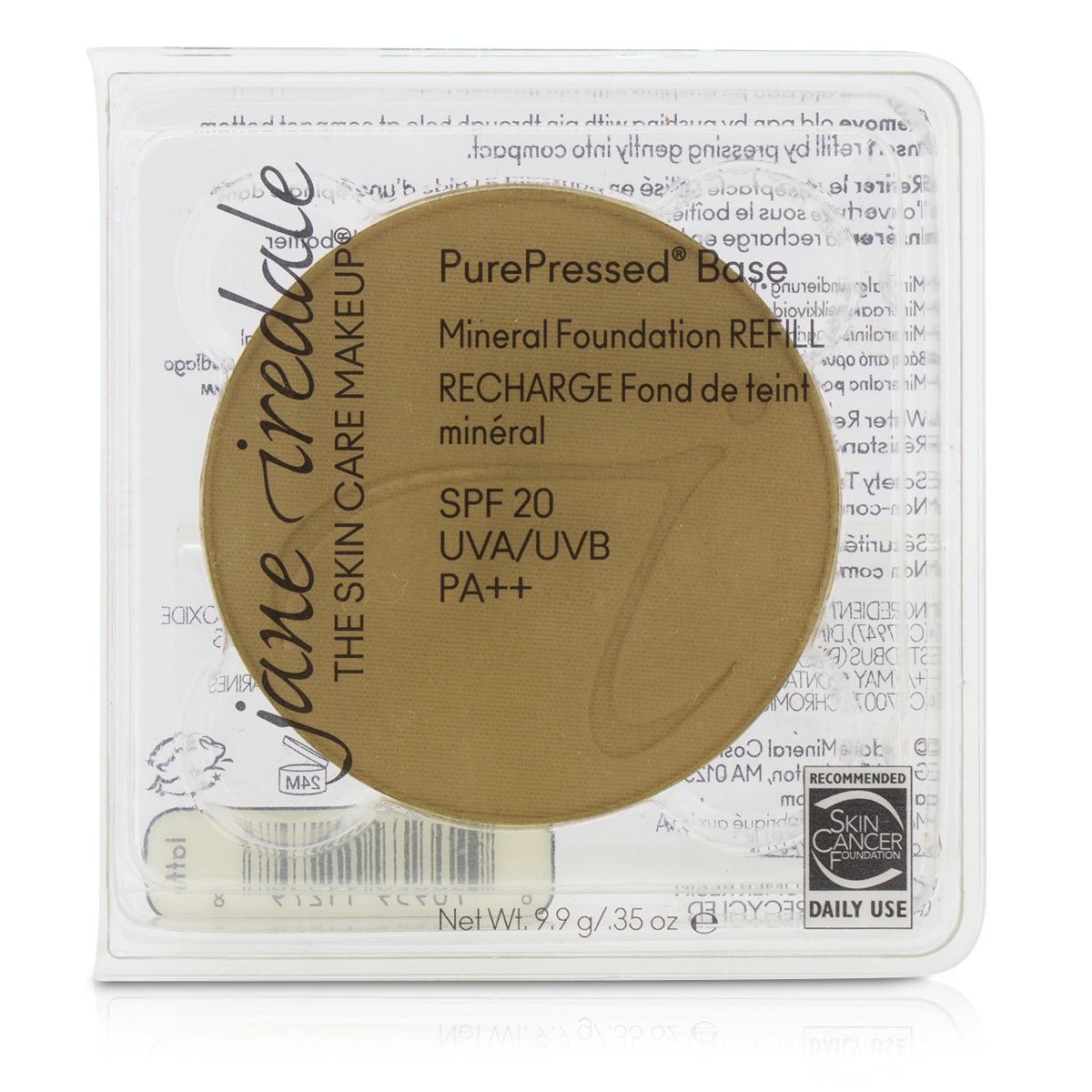 PurePressed Base Mineral Foundation Refill SPF 20 - Latte Jane Iredale Image