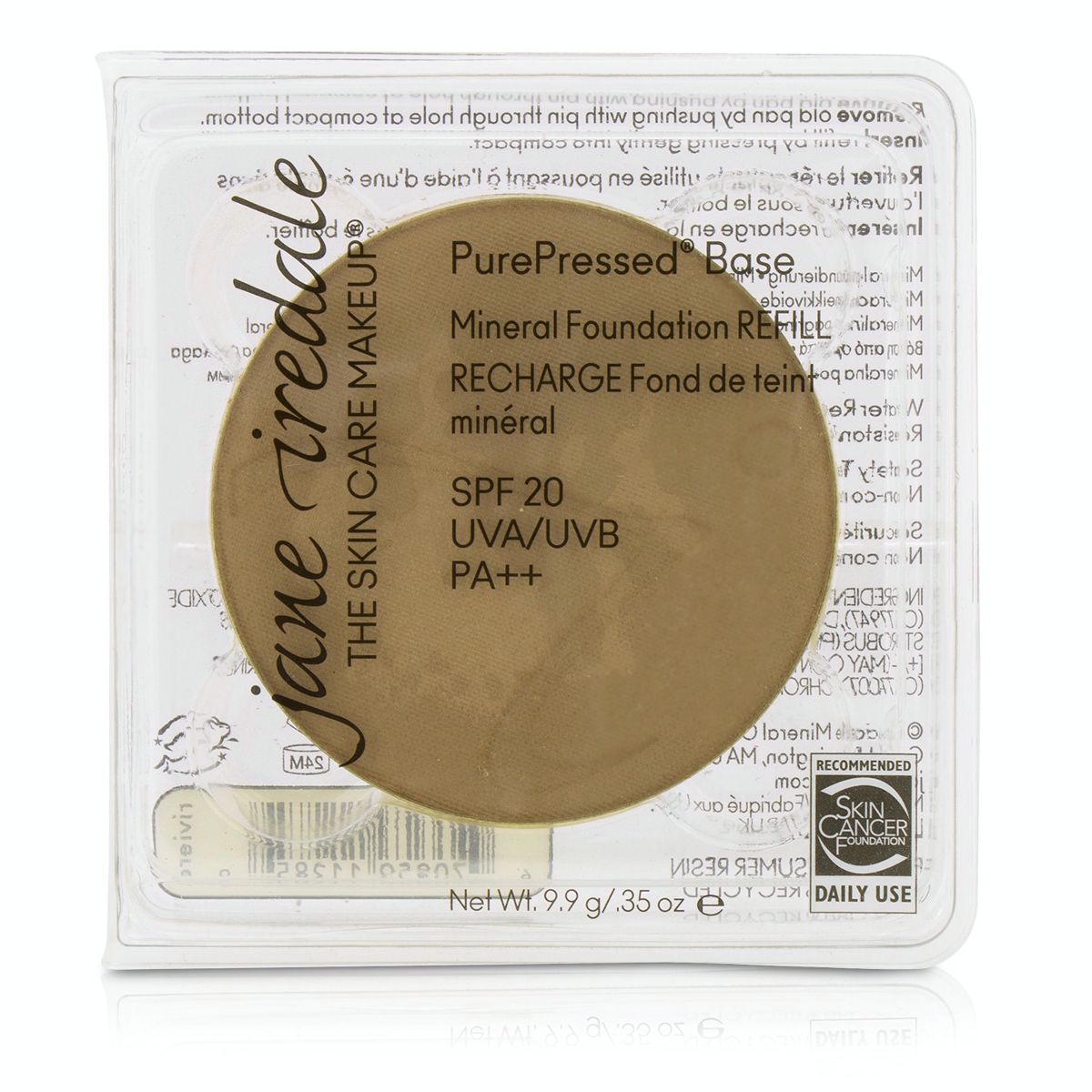 PurePressed Base Mineral Foundation Refill SPF 20 - Riviera Jane Iredale Image