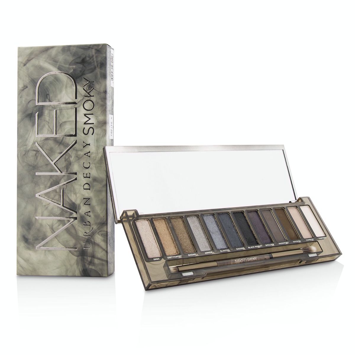 Naked Smoky Eyeshadow Palette (12x Eyeshadow 1x Doubled Ended Smoky Smudger/Tapered Crease Brush) Urban Decay Image