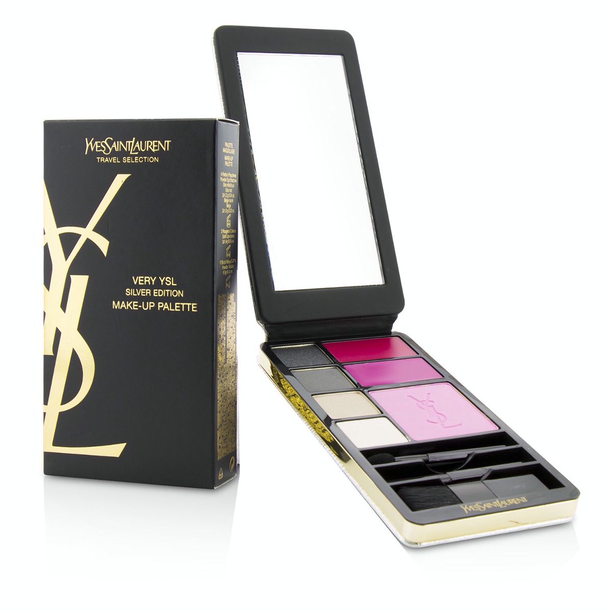 Very YSL Makeup Palette (Silver Edition) (1x Blush 2x Lipcolour 4x Eyeshadow 3x Applicator) Yves Saint Laurent Image
