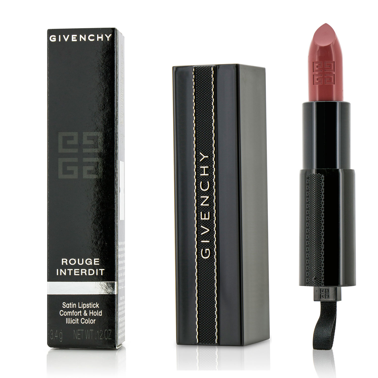 Rouge Interdit Satin Lipstick - # 6 Rose Nocturne Givenchy Image