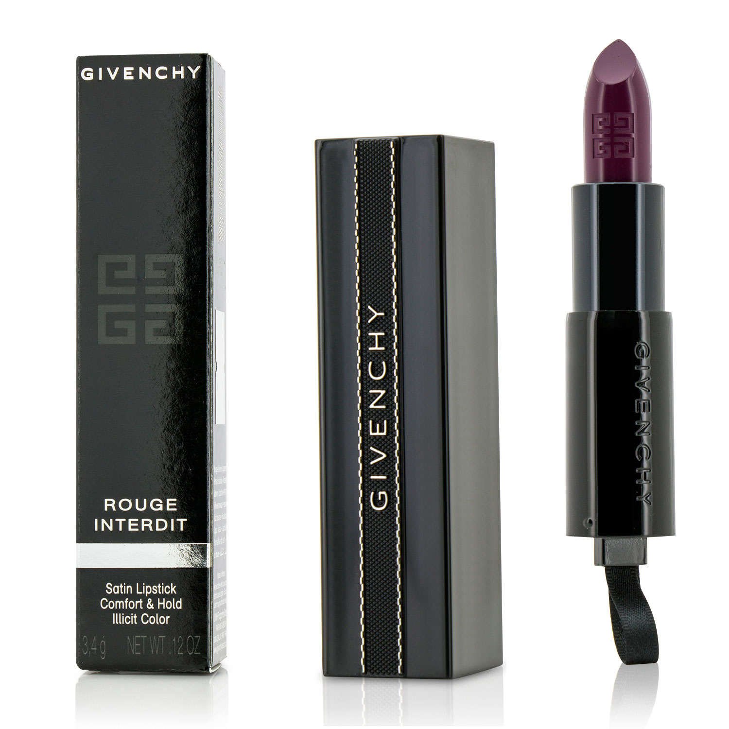 Rouge Interdit Satin Lipstick - # 7 Purple Fiction Givenchy Image
