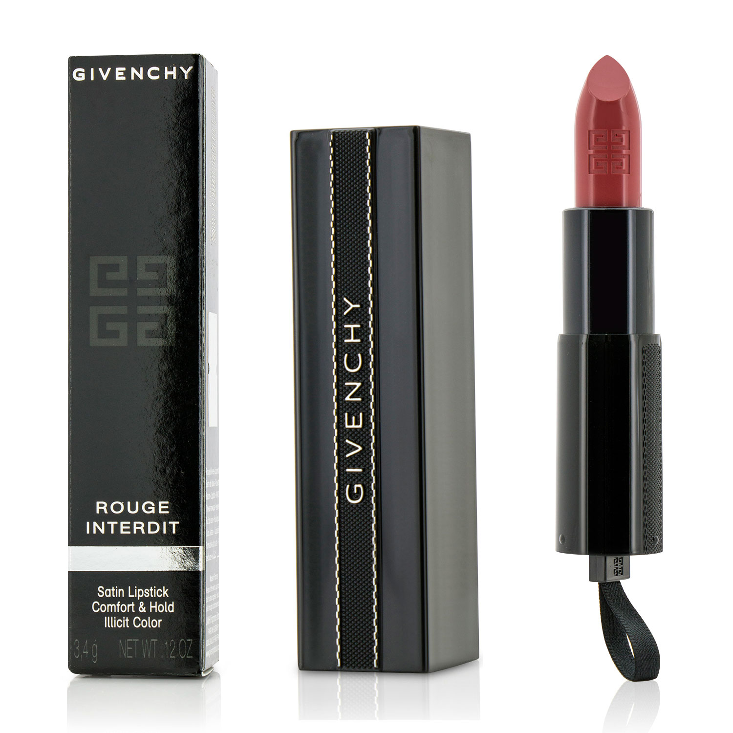 Rouge Interdit Satin Lipstick - # 9 Rose Alibi Givenchy Image