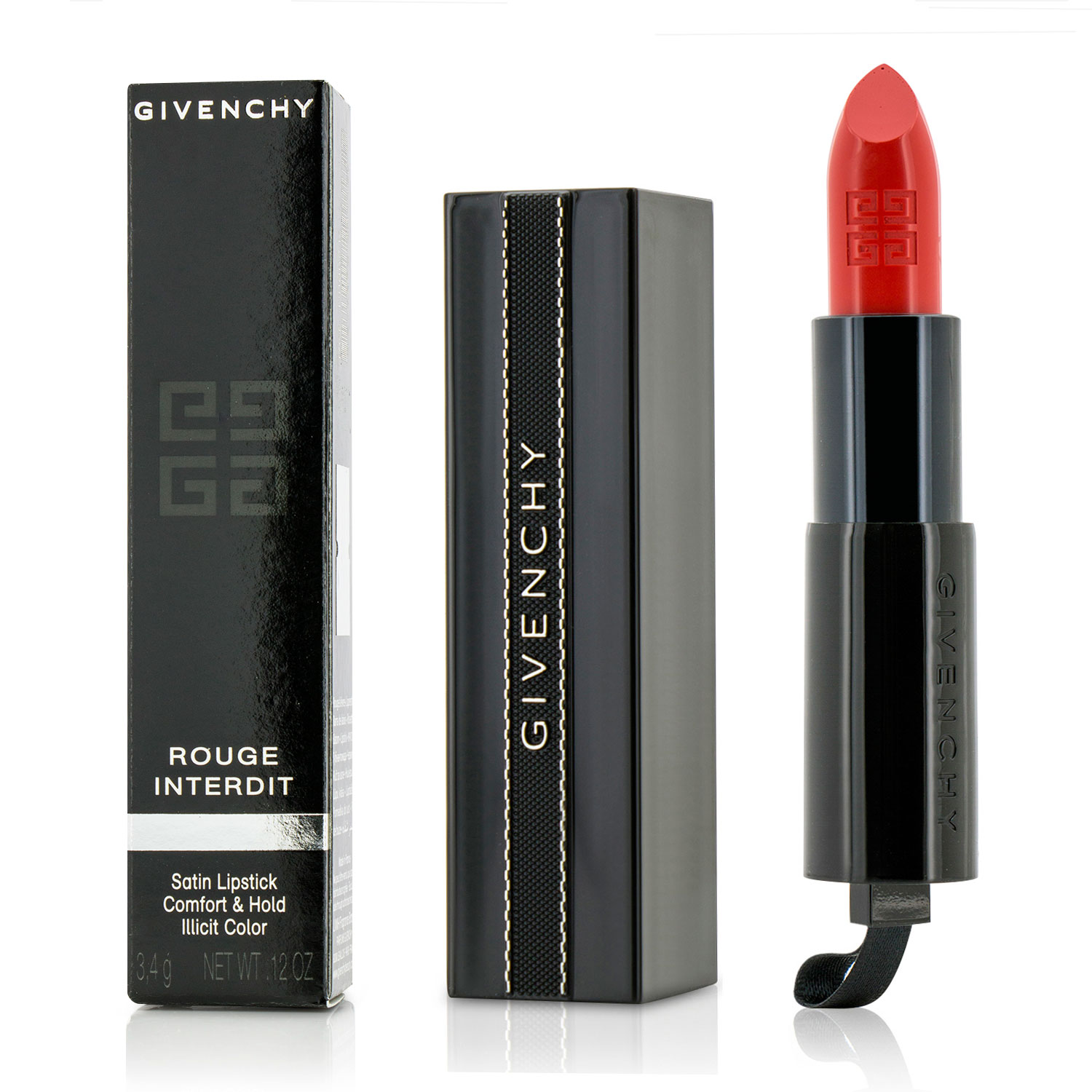 Rouge Interdit Satin Lipstick - # 16 Wanted Coral Givenchy Image