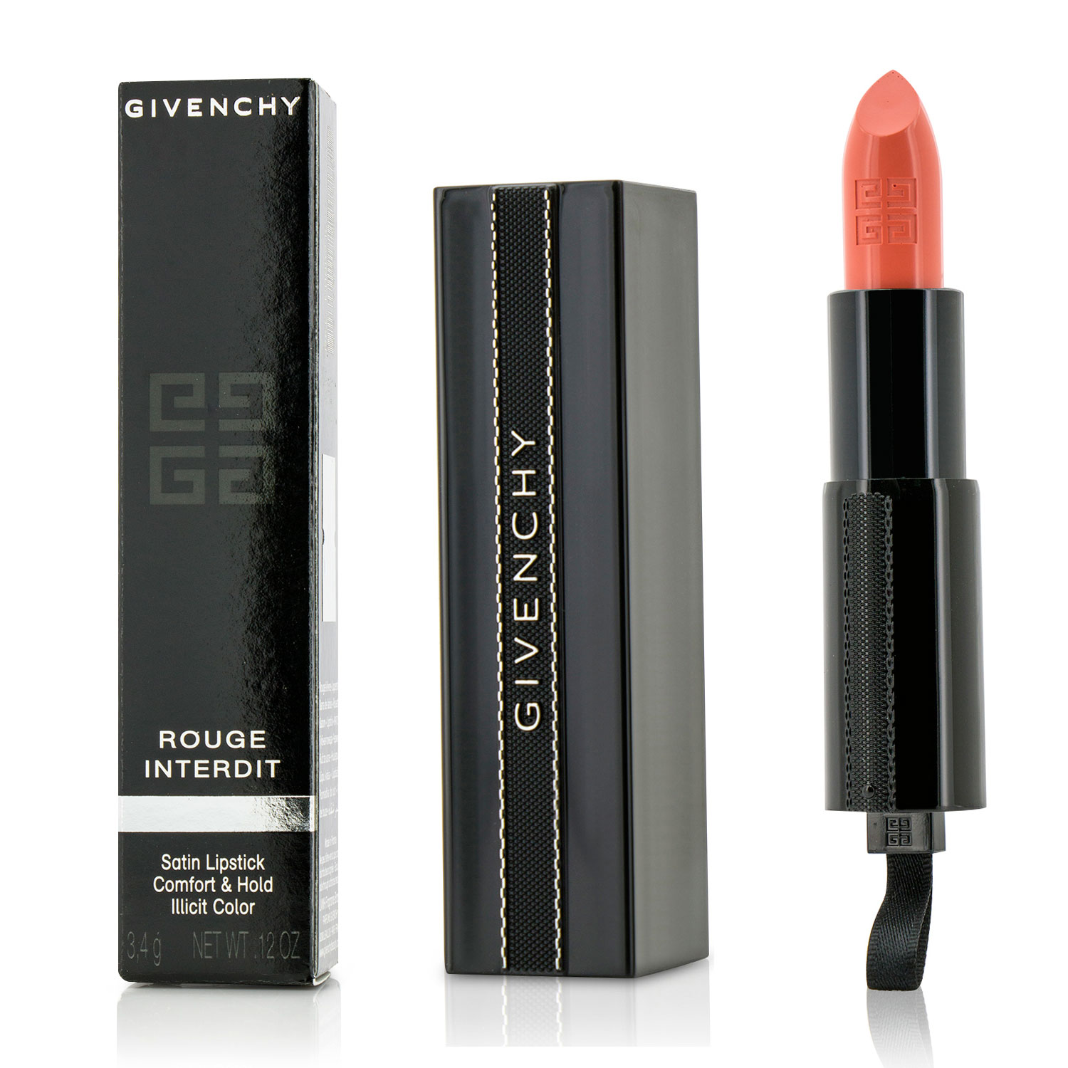 Rouge Interdit Satin Lipstick - # 17 Flash Coral Givenchy Image