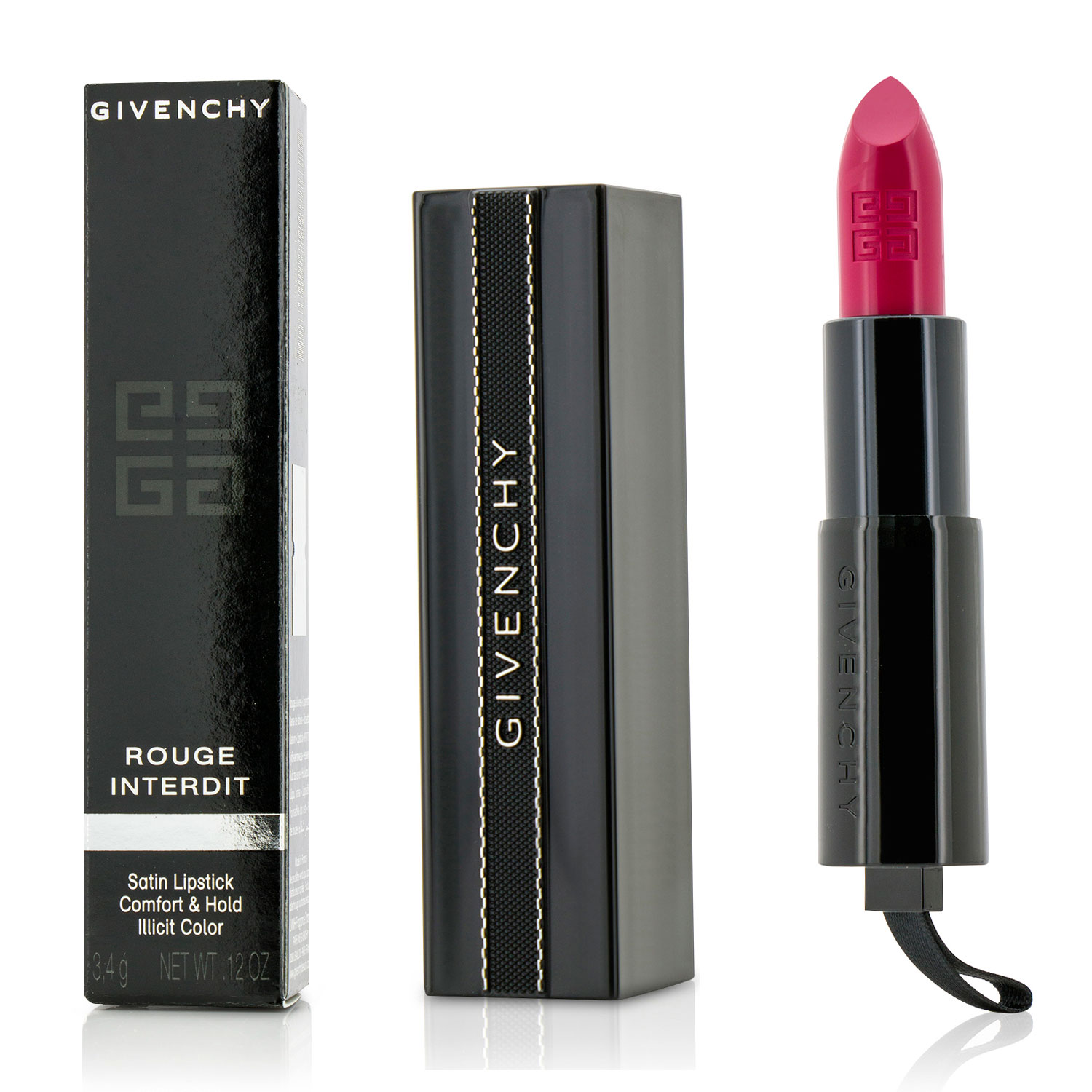 Rouge Interdit Satin Lipstick - # 23 Fuchsia-in-the-know Givenchy Image