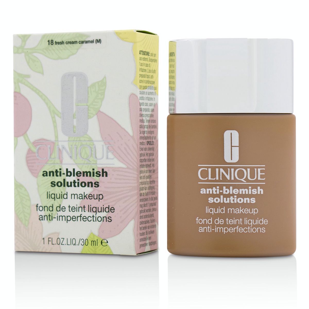 Anti Blemish Solutions Liquid Makeup - # 18 Fresh Cream Caramel Clinique Image