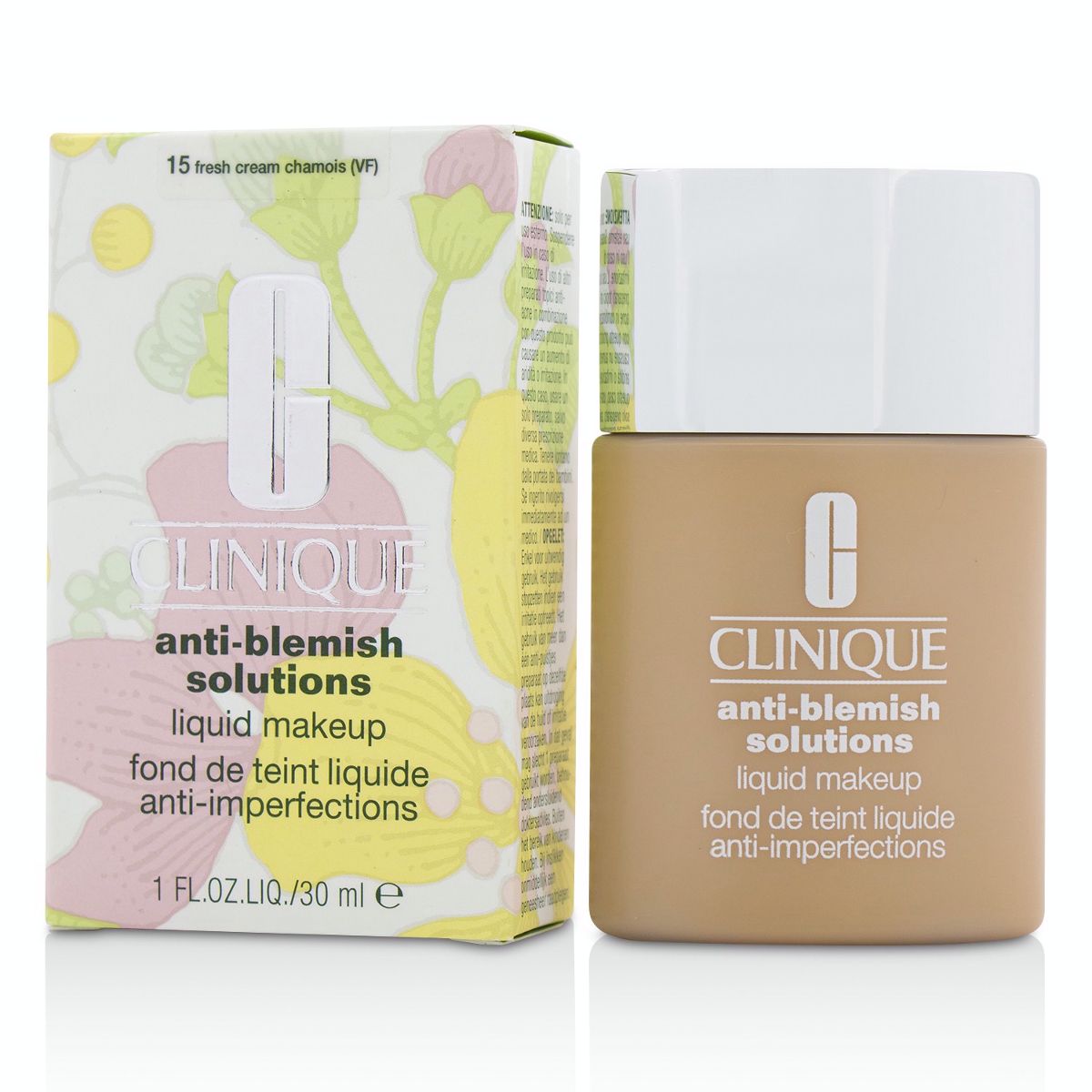Anti Blemish Solutions Liquid Makeup - # 15 Fresh Cream Chamois Clinique Image