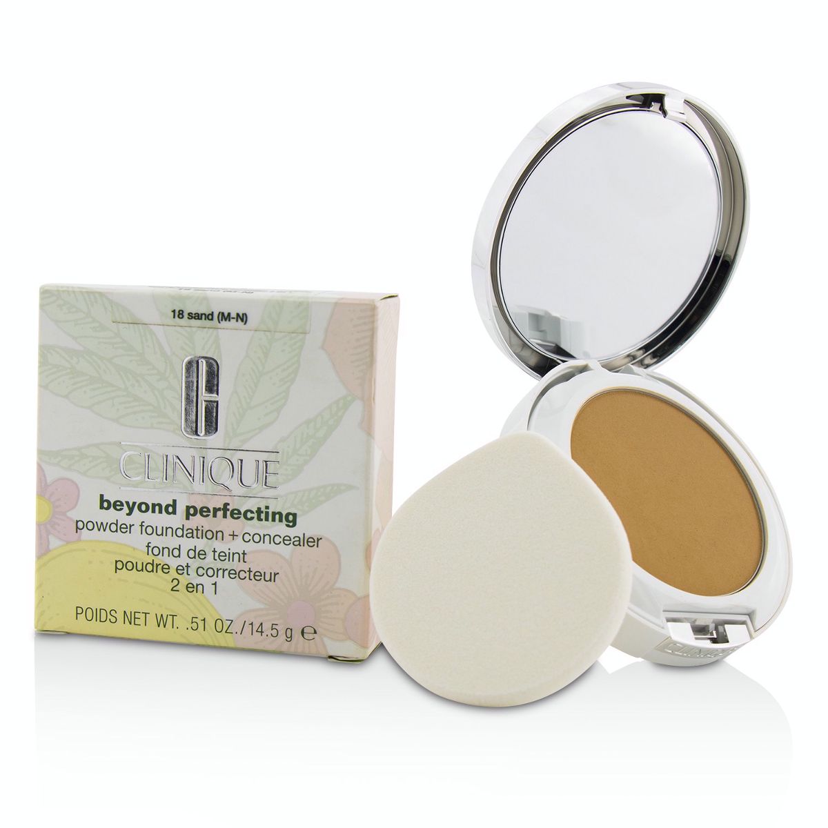 Beyond Perfecting Powder Foundation + Corrector - # 18 Sand (M-N) Clinique Image