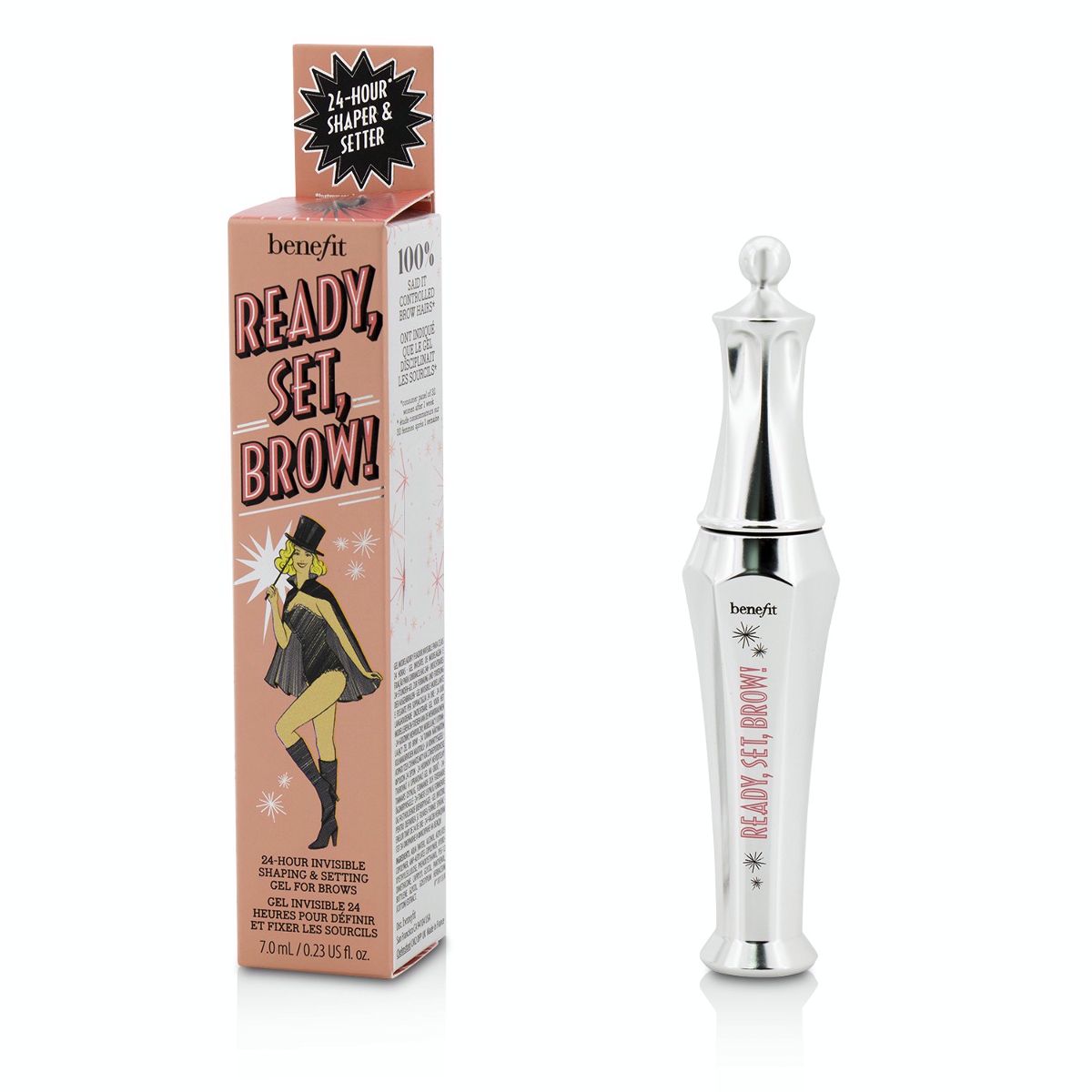 Ready Set Brow (24 Hour Invisible Shaping  Setting Clear Gel For Brows) Benefit Image