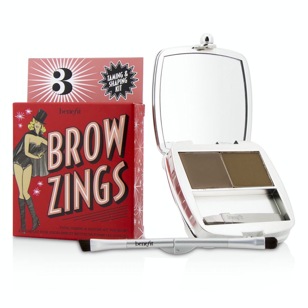 Brow Zings (Total Taming  Shaping Kit For Brows) - #3 (Medium) Benefit Image