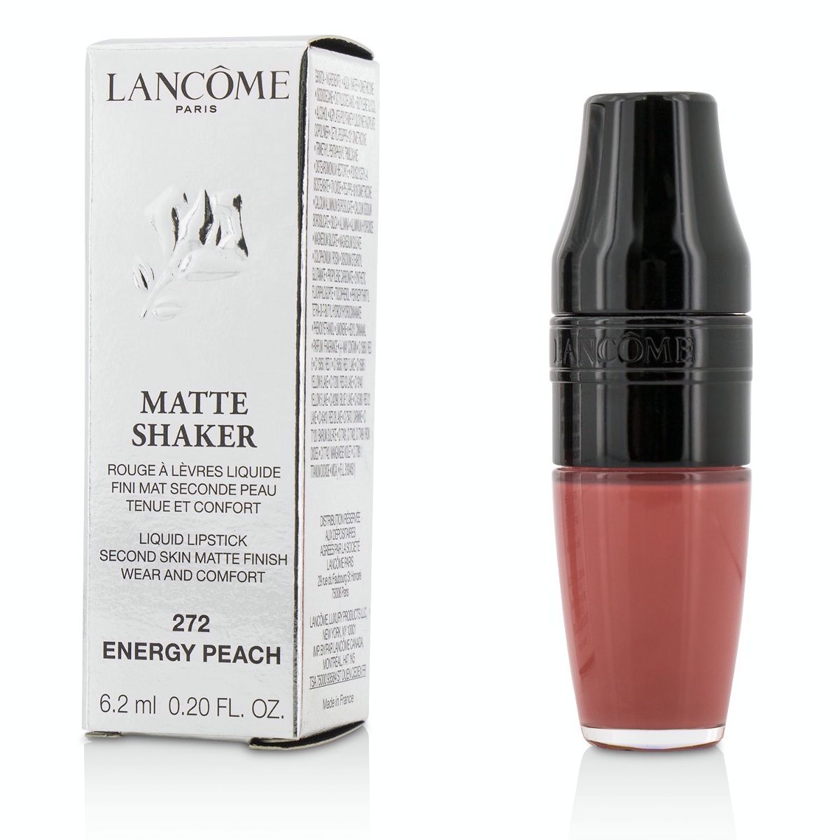 Matte Shaker Liquid Lipstick - # 272 Energy Peach Lancome Image