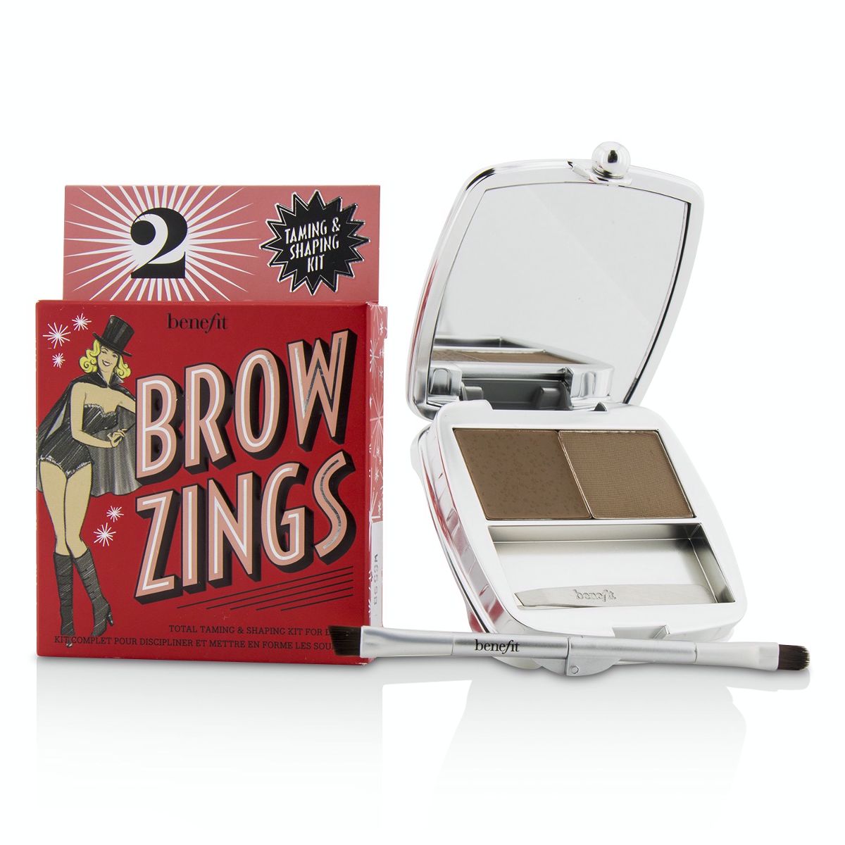 Brow Zings (Total Taming  Shaping Kit For Brows) - #2 (Light) Benefit Image