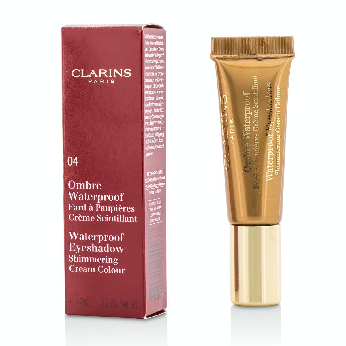 Ombre Waterproof Eyeshadow Shimmering Cream Colour - #04 Copper Brown Clarins Image