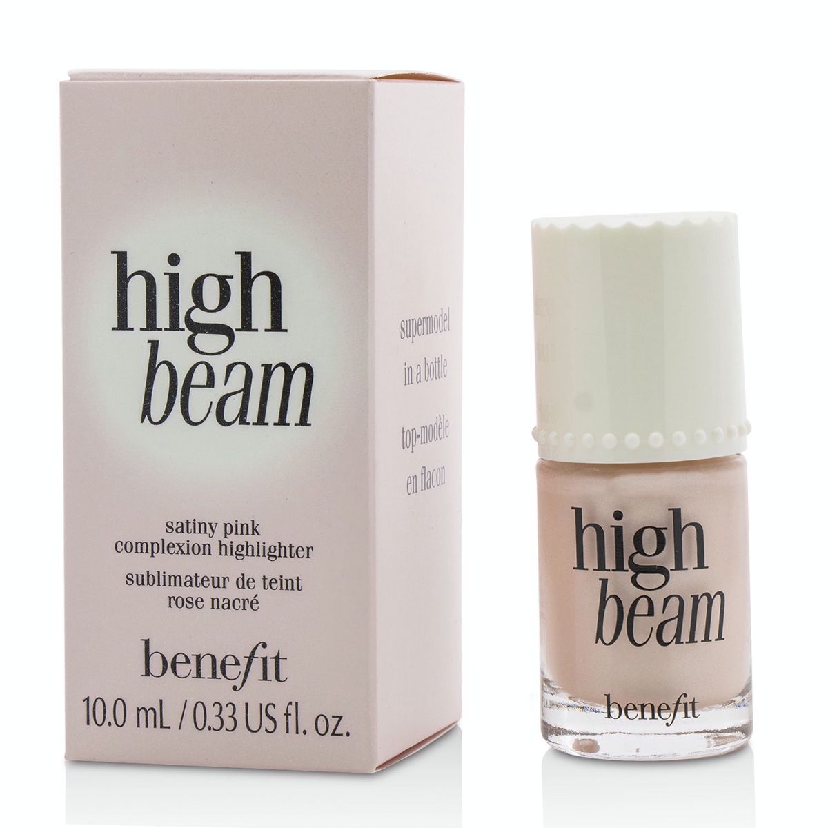High Beam Satiny Pink Complexion Highlighter Benefit Image