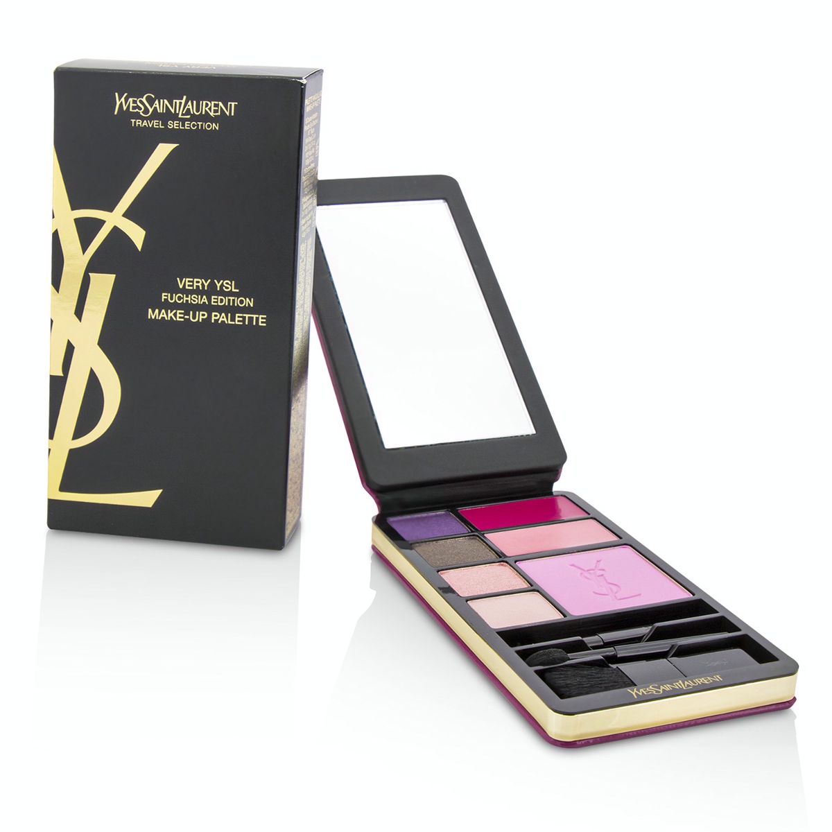 Very YSL Makeup Palette (Fuchsia Edition) (1x Blush 2x Lipcolour 4x Eyeshadow 3x Applicator) Yves Saint Laurent Image