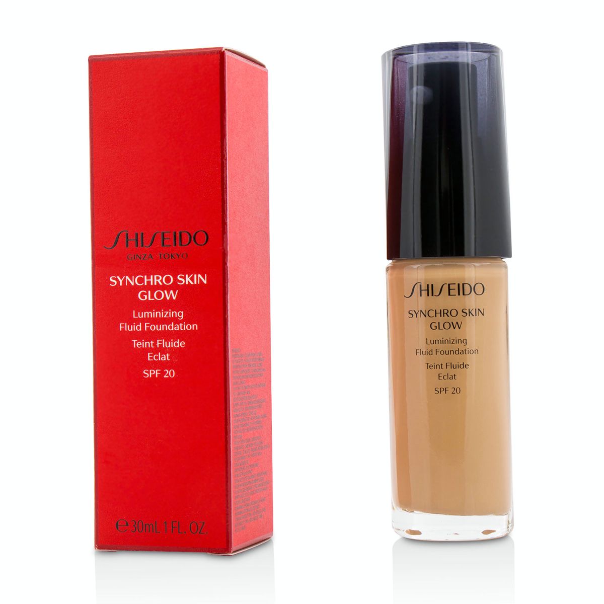 Synchro Skin Glow Luminizing Fluid Foundation SPF 20 - # Rose 4 Shiseido Image