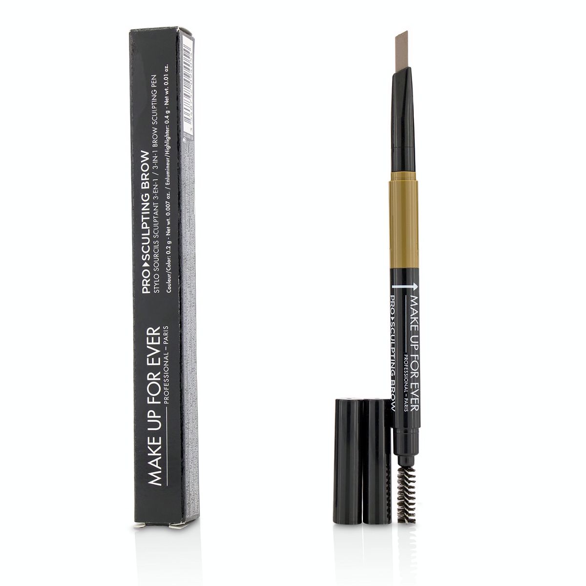 Pro Sculpting Brow 3 In 1 Brow Sculpting Pen - # 20 (Dark Blond) Make Up For Ever Image