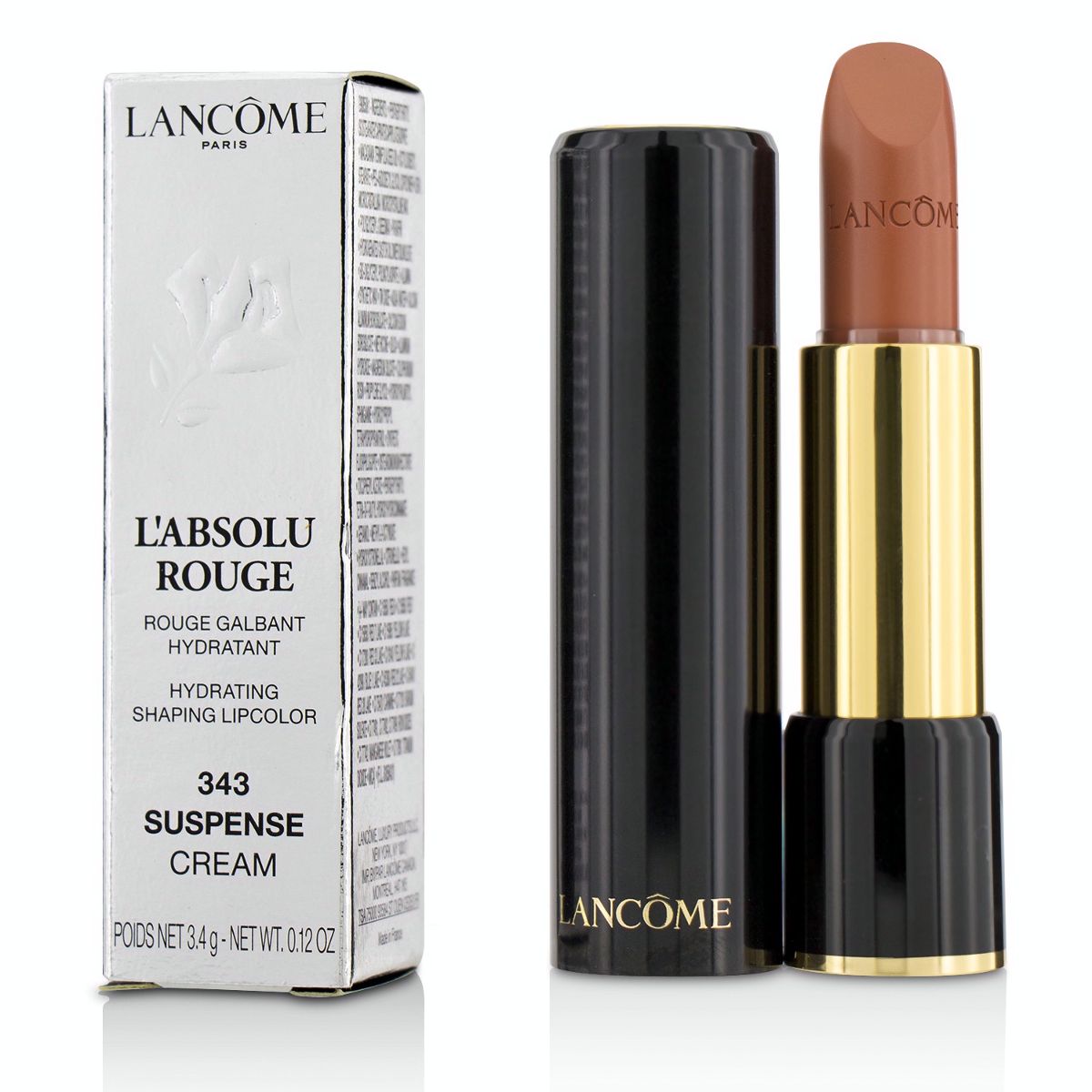 L Absolu Rouge Hydrating Shaping Lipcolor - # 343 Suspense (Cream) Lancome Image