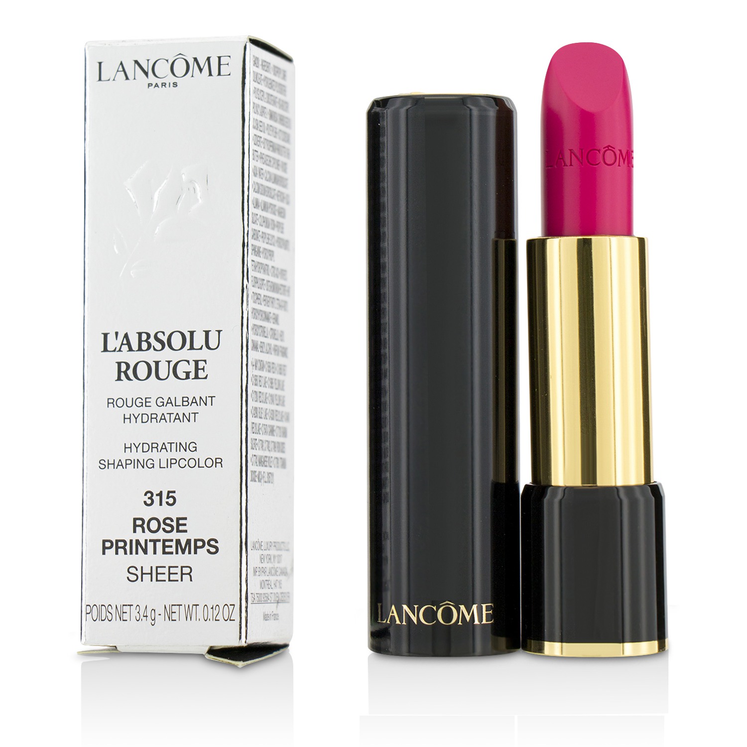 L Absolu Rouge Hydrating Shaping Lipcolor - # 315 Rose Printemps (Sheer) Lancome Image