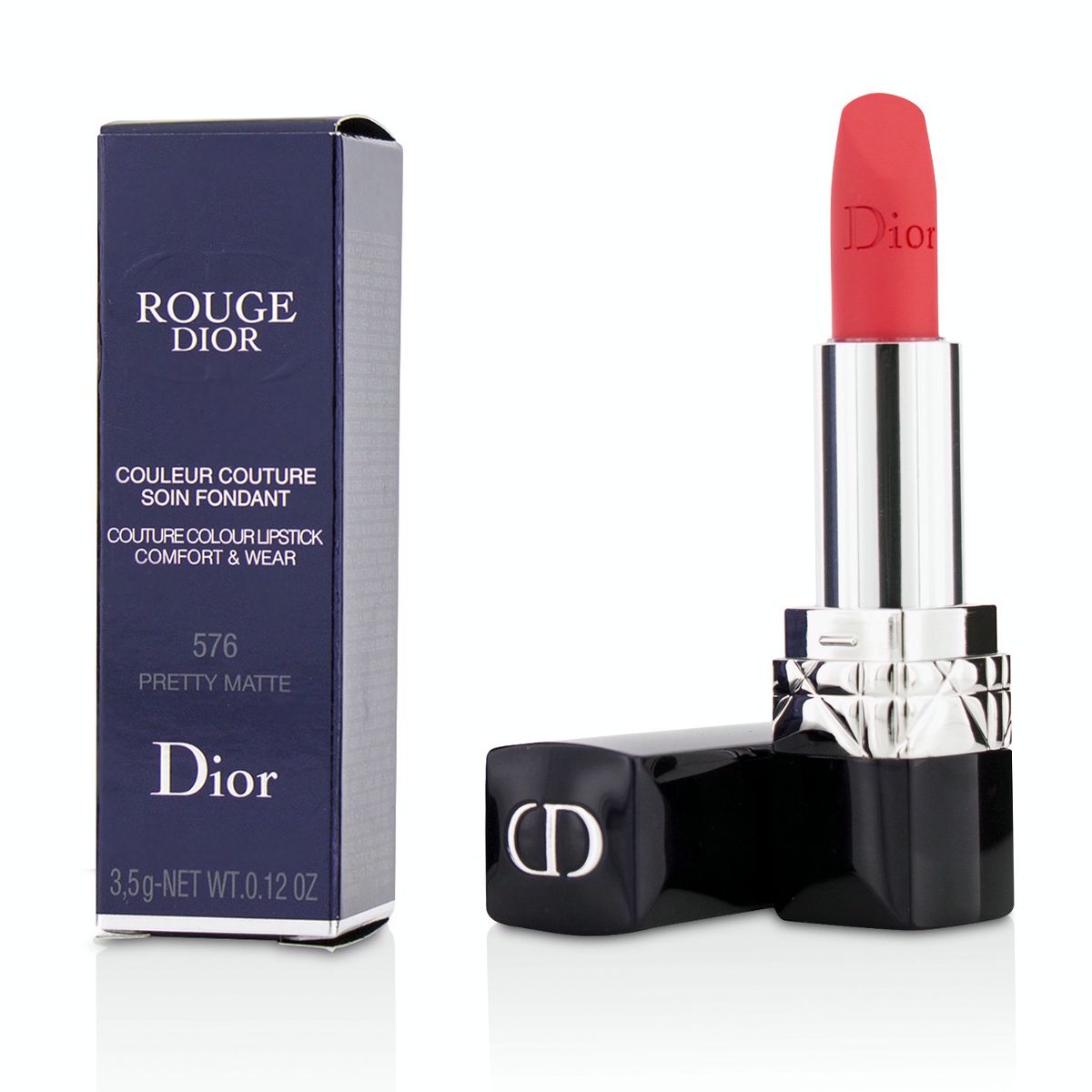 Rouge Dior Couture Colour Comfort  Wear Matte Lipstick - # 576 Pretty Matte Christian Dior Image