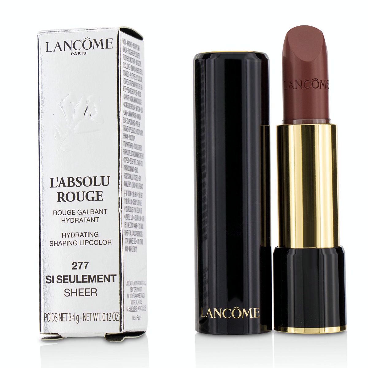 L Absolu Rouge Hydrating Shaping Lipcolor - # 277 Si Seulement (Sheer) Lancome Image
