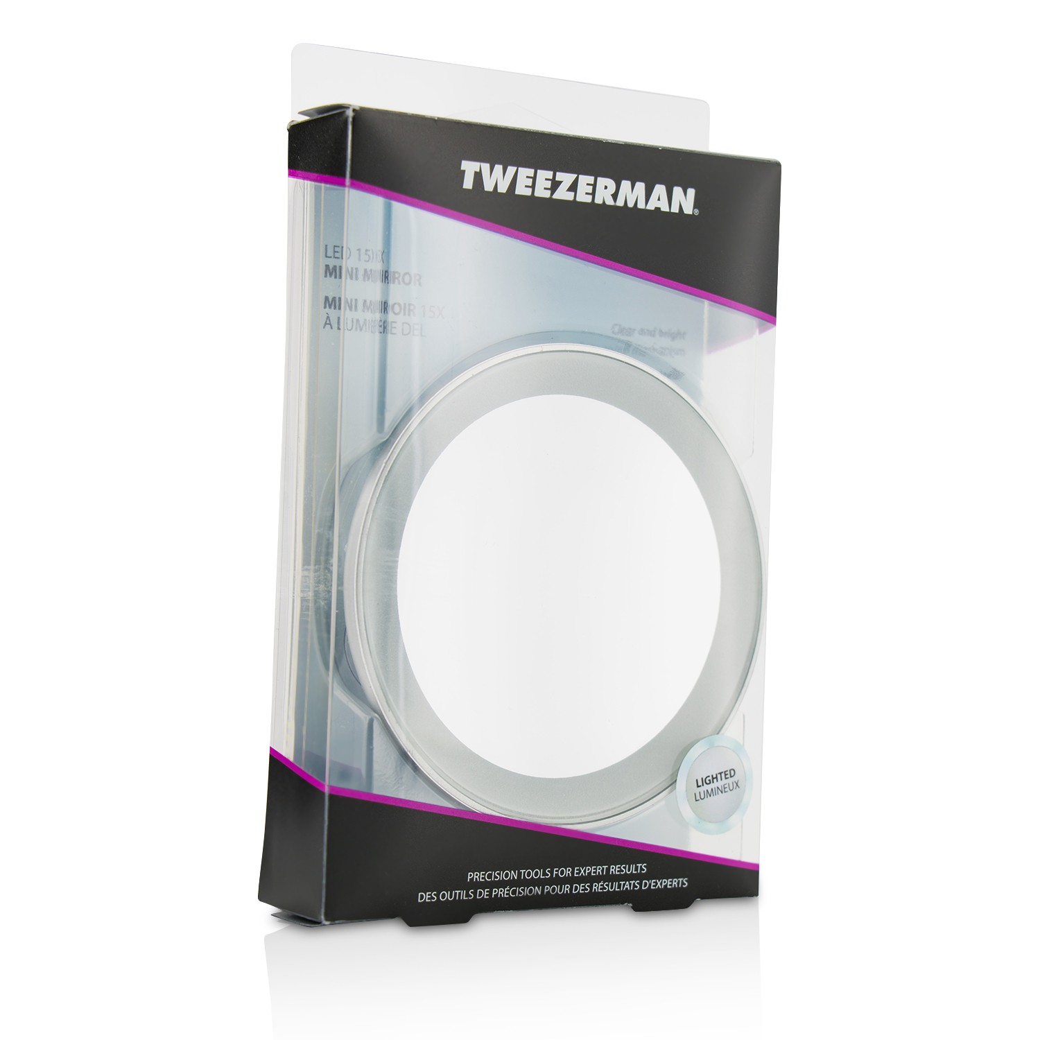 LED 15X Mini Mirror Tweezerman Image