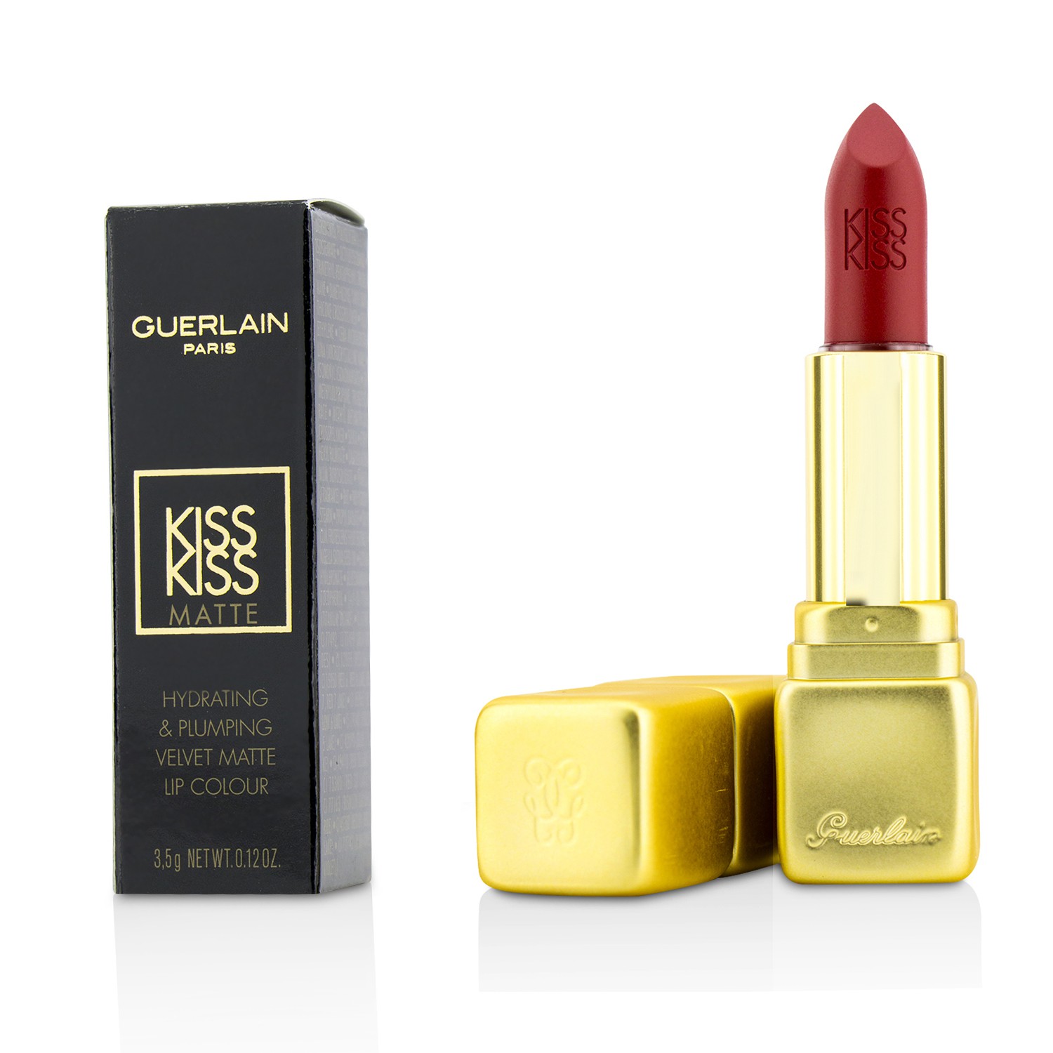 KissKiss Matte Hydrating Matte Lip Colour - # M330 Spicy Burgundy Guerlain Image