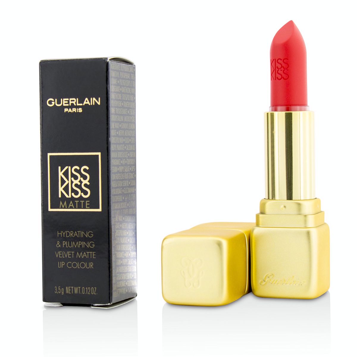 KissKiss Matte Hydrating Matte Lip Colour - # M348 Hot Coral Guerlain Image