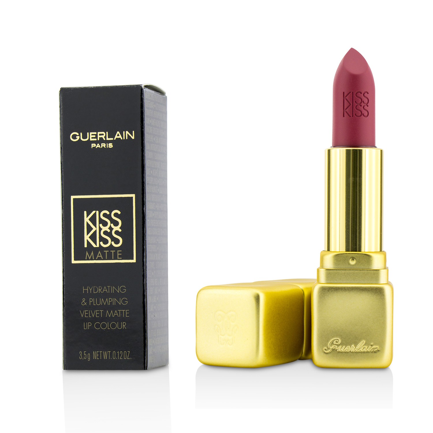 KissKiss Matte Hydrating Matte Lip Colour - # M375 Flaming Rose Guerlain Image