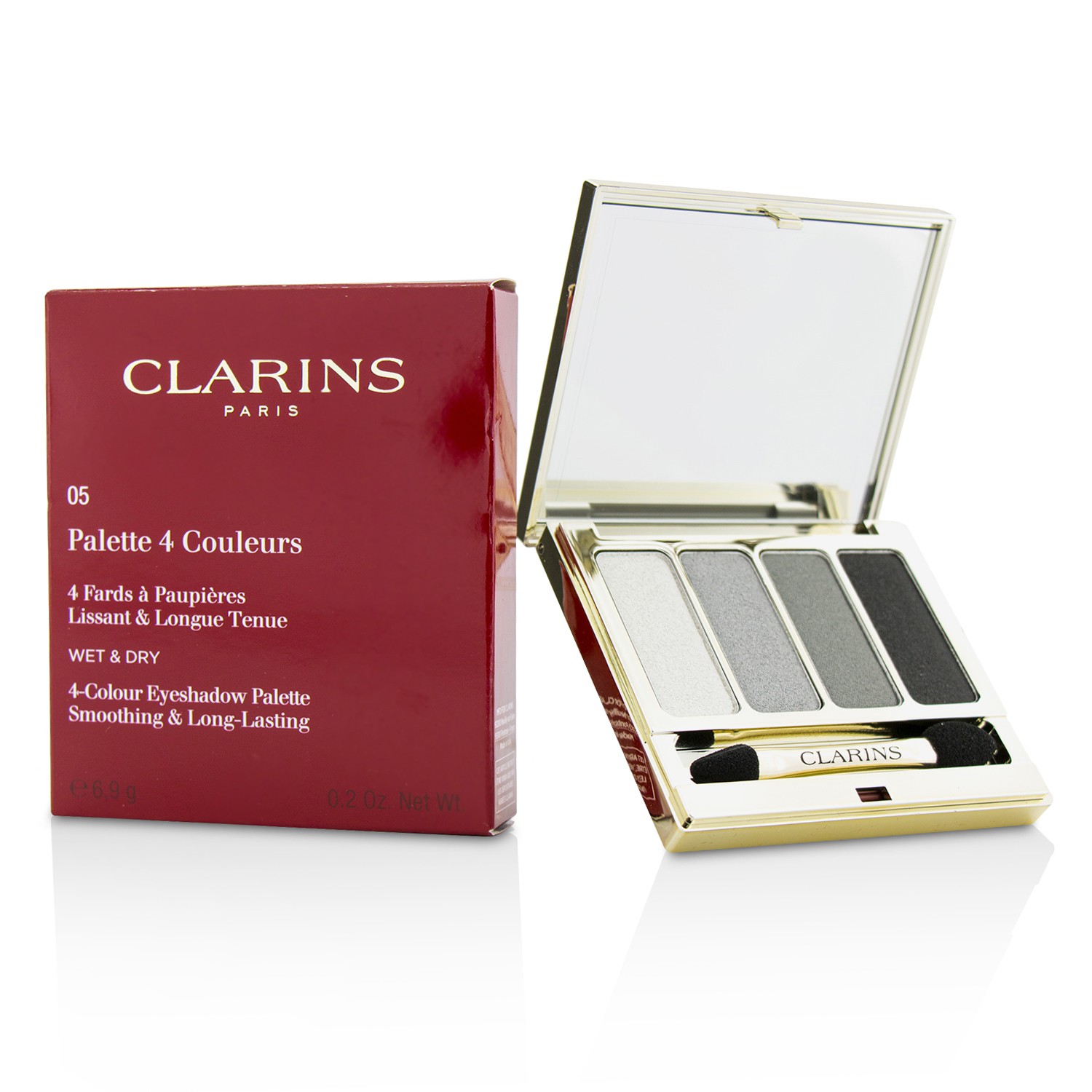 4 Colour Eyeshadow Palette (Smoothing & Long Lasting) - #05 Smoky Clarins Image