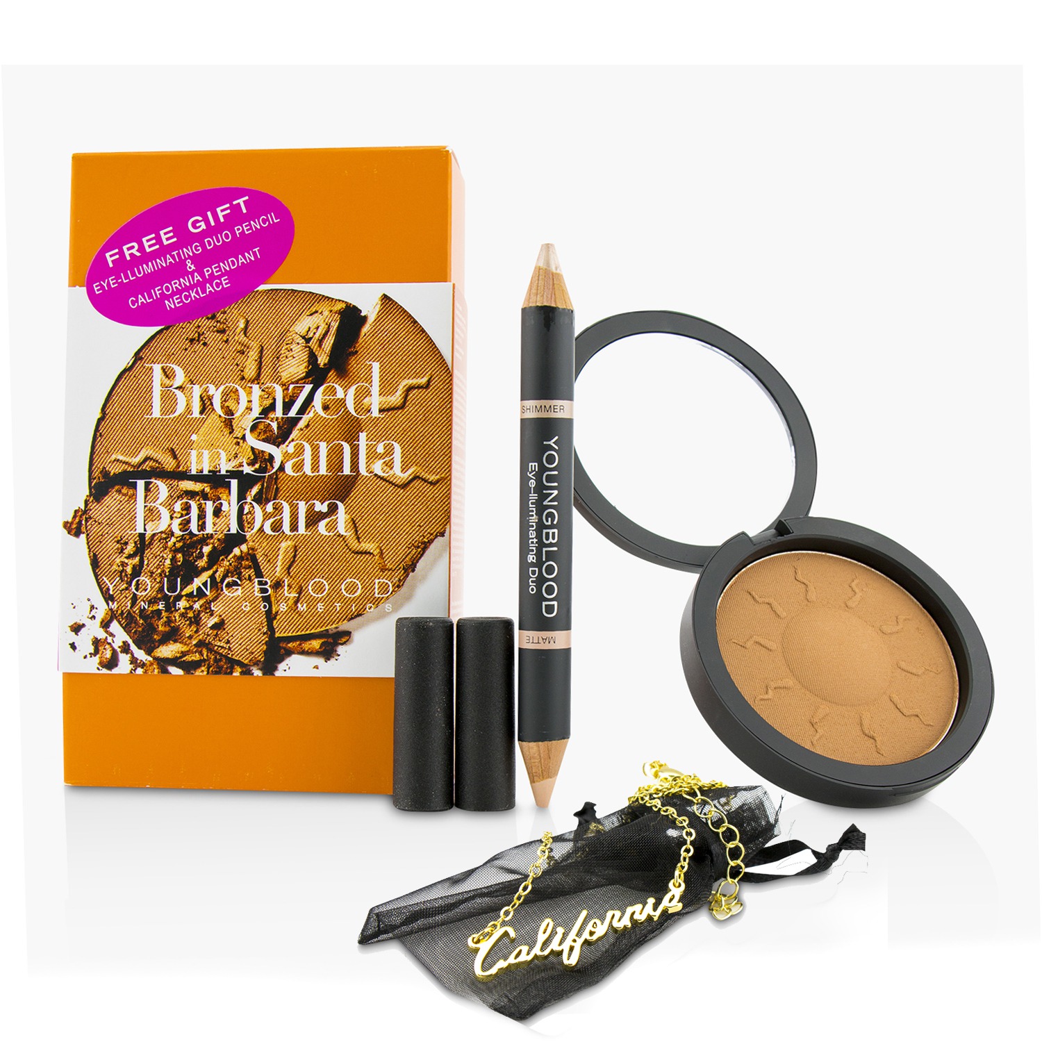 Mineral Radiance Kit - # Bronzed In Santa Barbara Youngblood Image