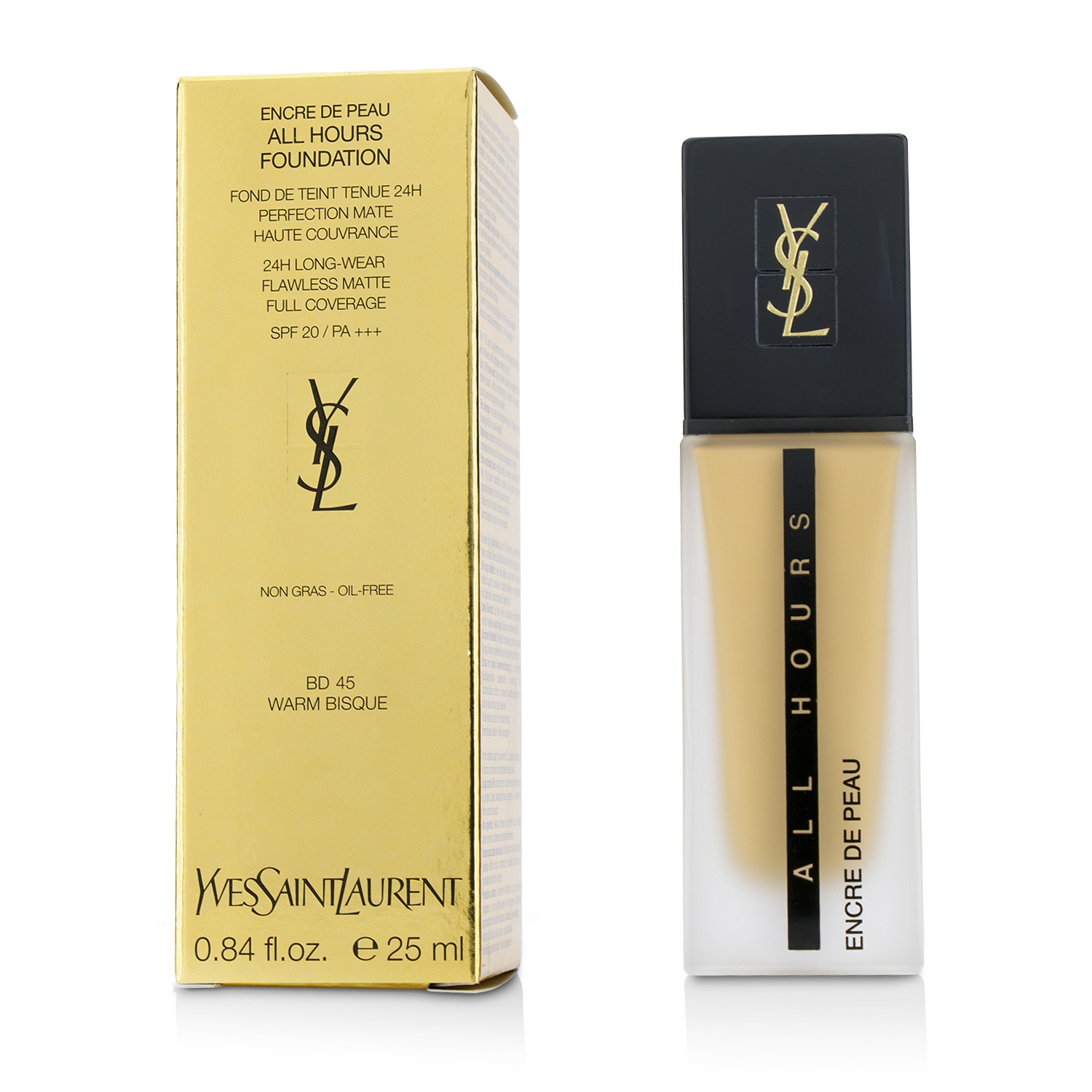 All Hours Foundation SPF 20 - # BD45 Warm Bisque Yves Saint Laurent Image