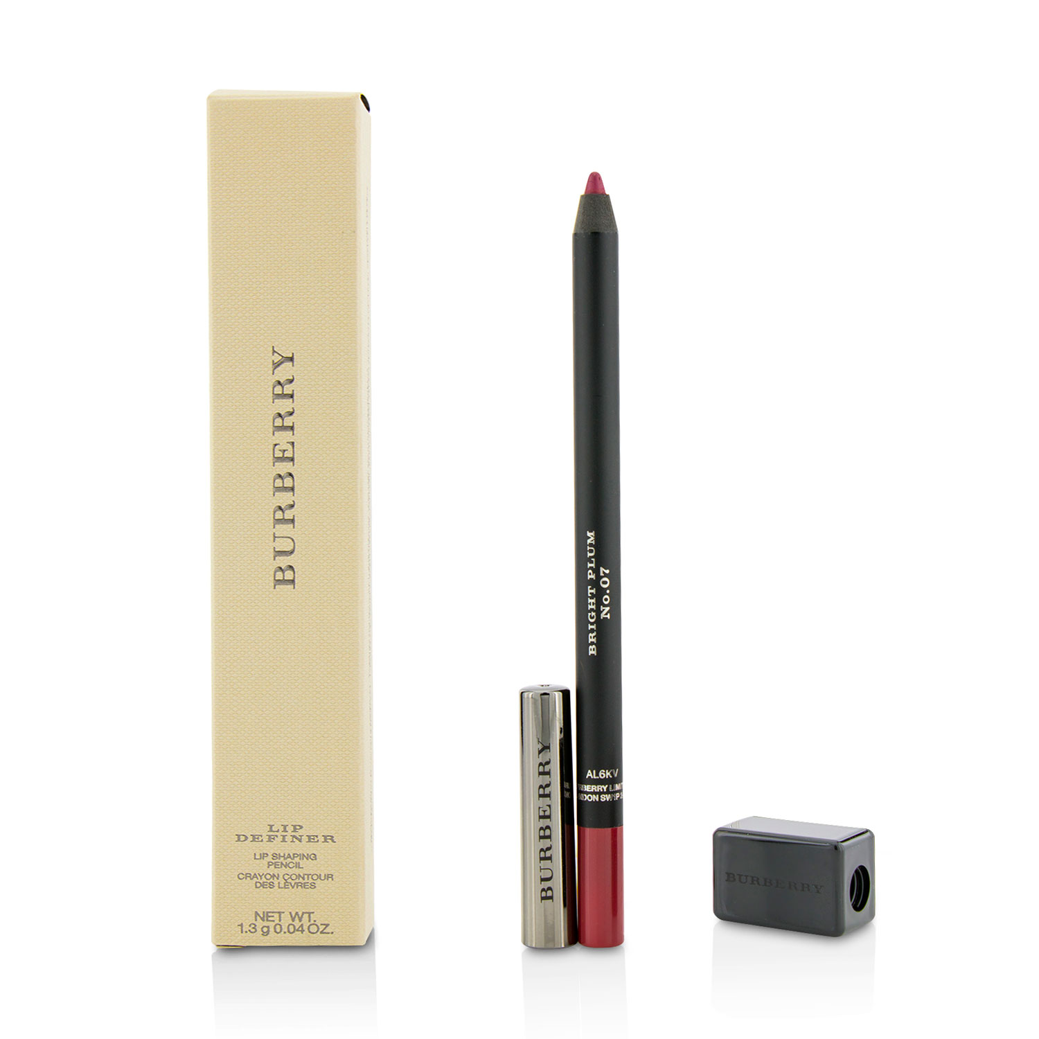 Lip Definer Lip Shaping Pencil With Sharpener - # No. 07 Bright Plum Burberry Image