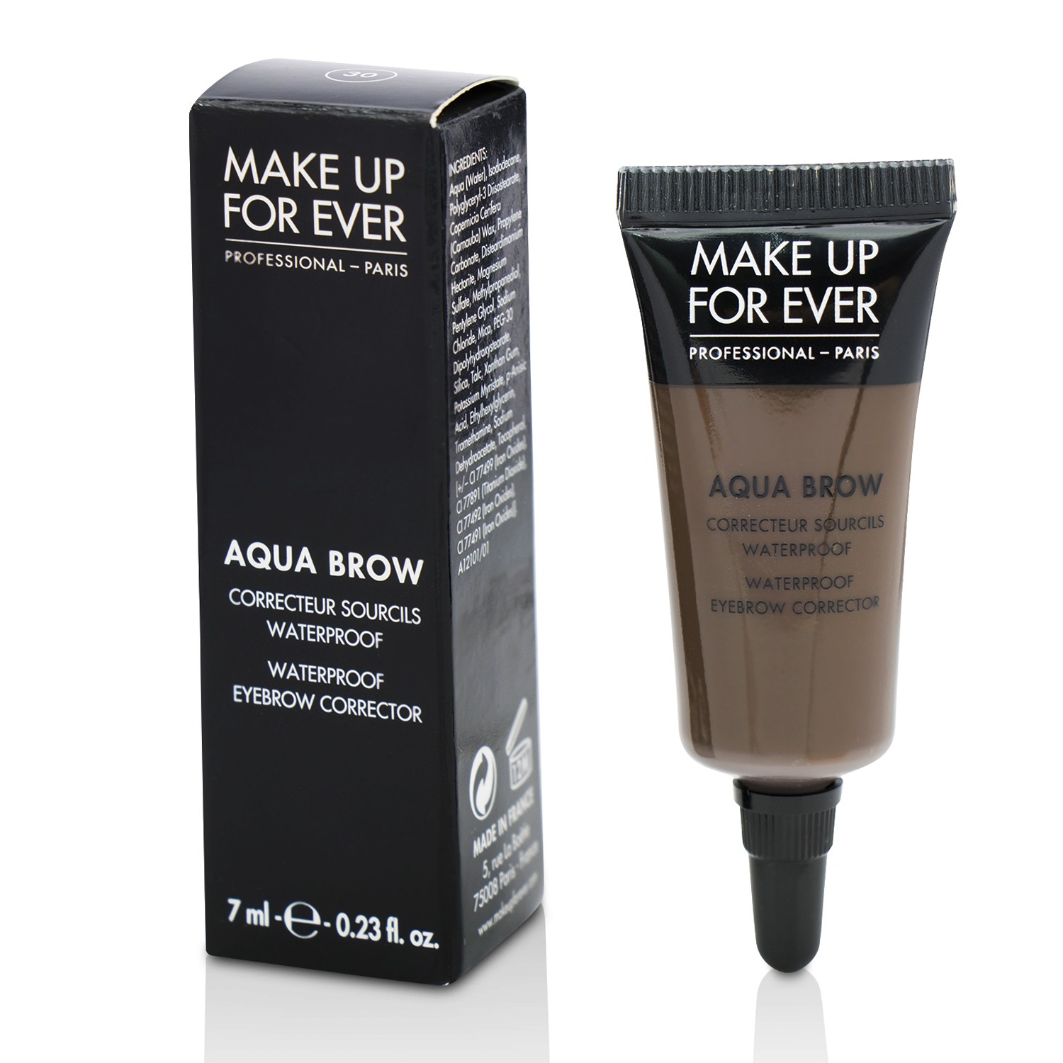 Aqua Brow Waterproof Eyebrow Corrector - # 30 (Dark Brown) Make Up For Ever Image