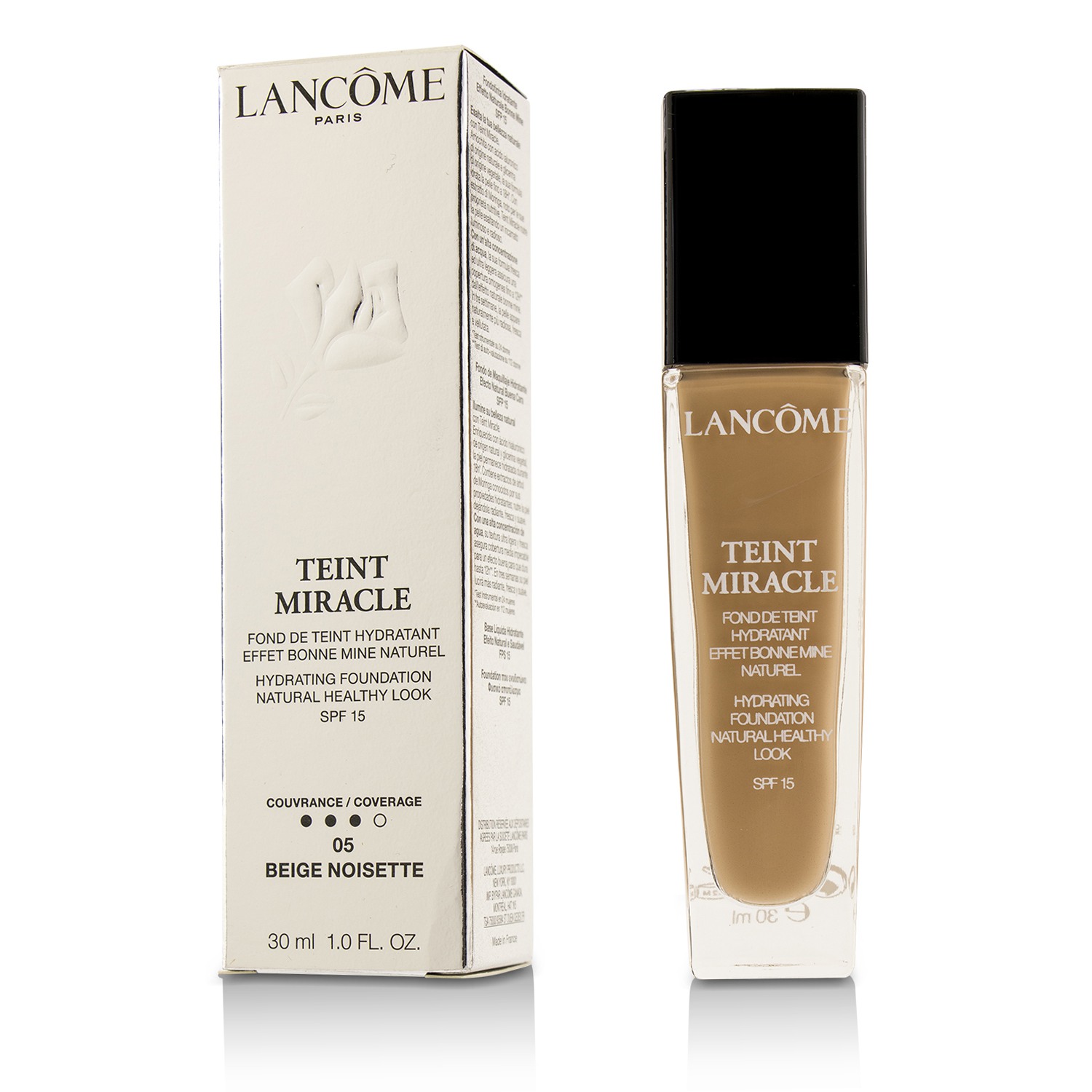 Teint Miracle Hydrating Foundation Natural Healthy Look SPF 15 - # 05 Beige Noisette Lancome Image