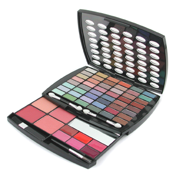 MakeUp Kit G1665 : 48xEyeshadow 4xBlush 6xLipgloss 4xBrush Cameleon Image