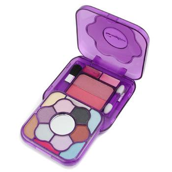 MakeUp Kit 303-3: 10x Powder Eye Shadow 2x Compact Blusher 4x Lip Gloss Cameleon Image